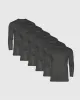 Carbon Long Sleeve Crew Neck 6-Pack sold by True Classic