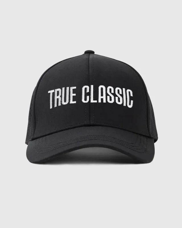 Black Embroidered True Classic Hat - New Fit sold by True Classic