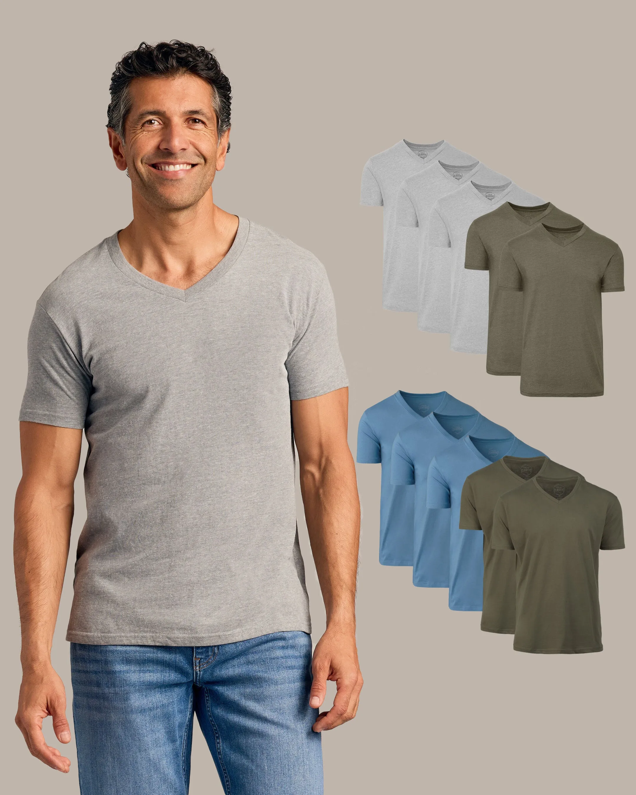 Color V-Neck 10-Pack sold by True Classic