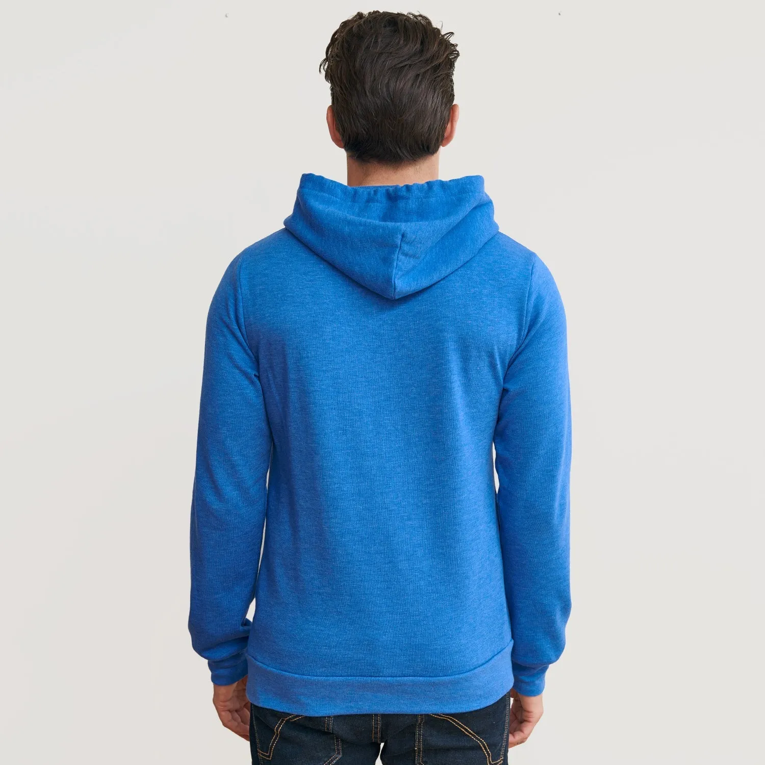 Pacific Blue Fleece Pull Over Hoodie sold by True Classic product image thumbnail 3