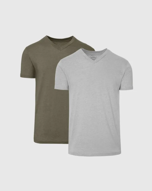 The Heather V-Neck 2-Pack sold by True Classic