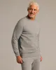Dark Heather Gray Pullover Fleece Crew & Jogger 2-Pack sold by True Classic