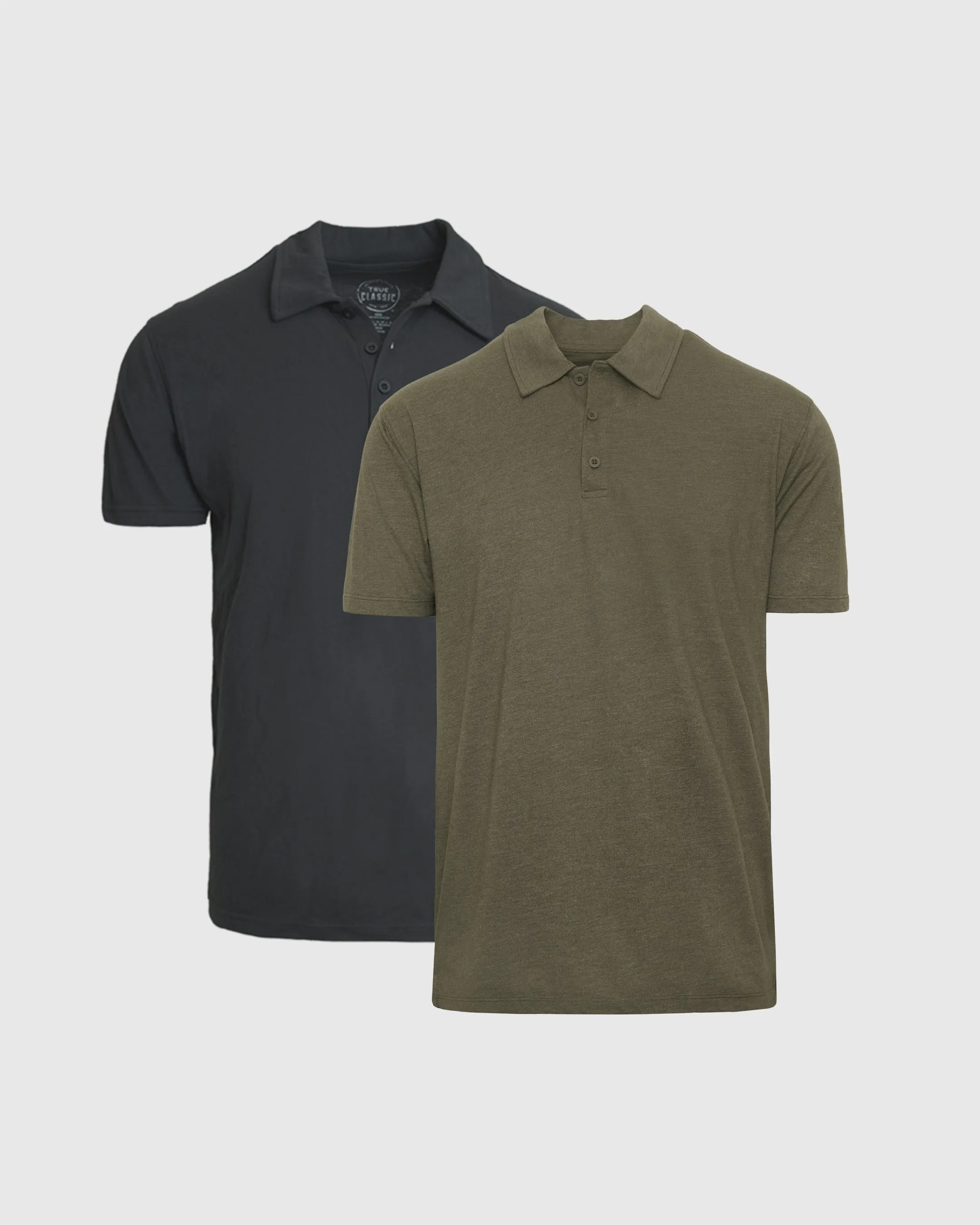 Carbon & Green Classic Polo 2-Pack sold by True Classic