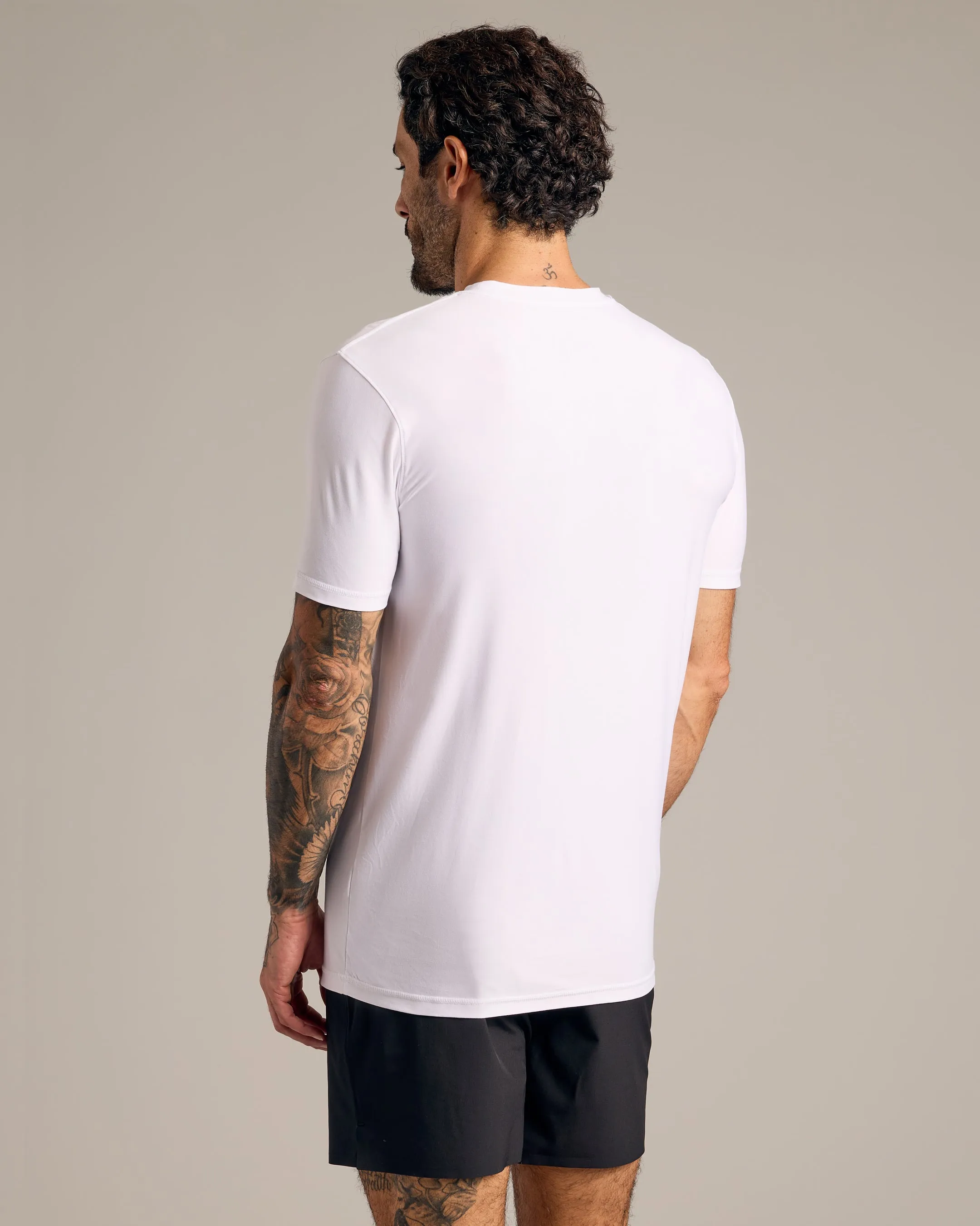All White Active Crew 2-Pack sold by True Classic product image thumbnail 3