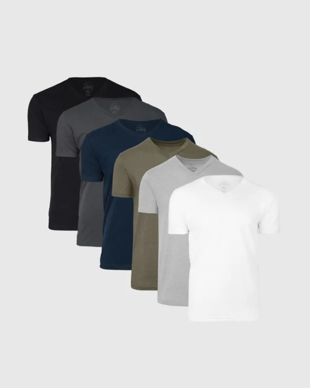 Staple Short Sleeve V-Neck 6-Pack sold by True Classic