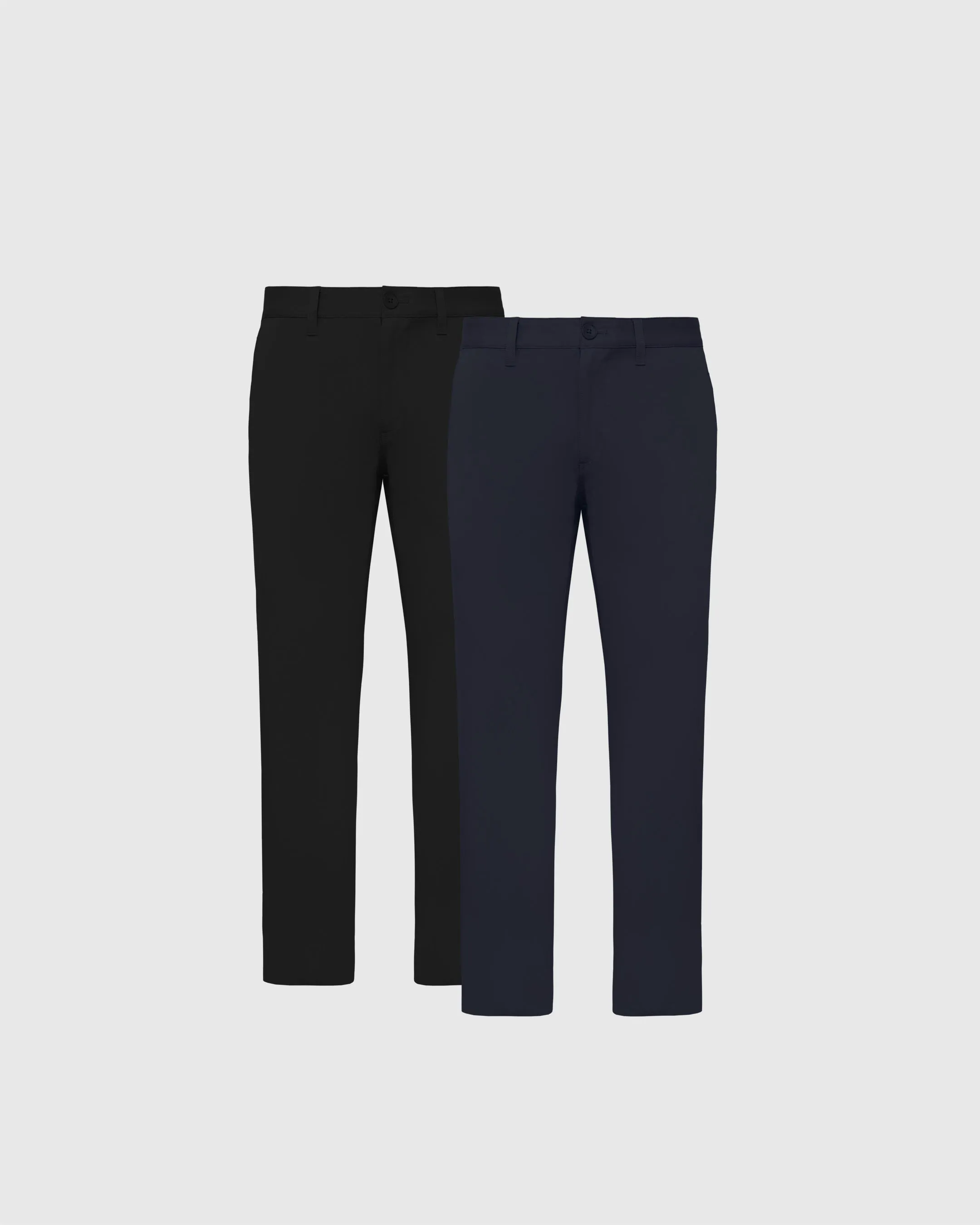 Black & Navy Straight Twill Chino 2-Pack sold by True Classic