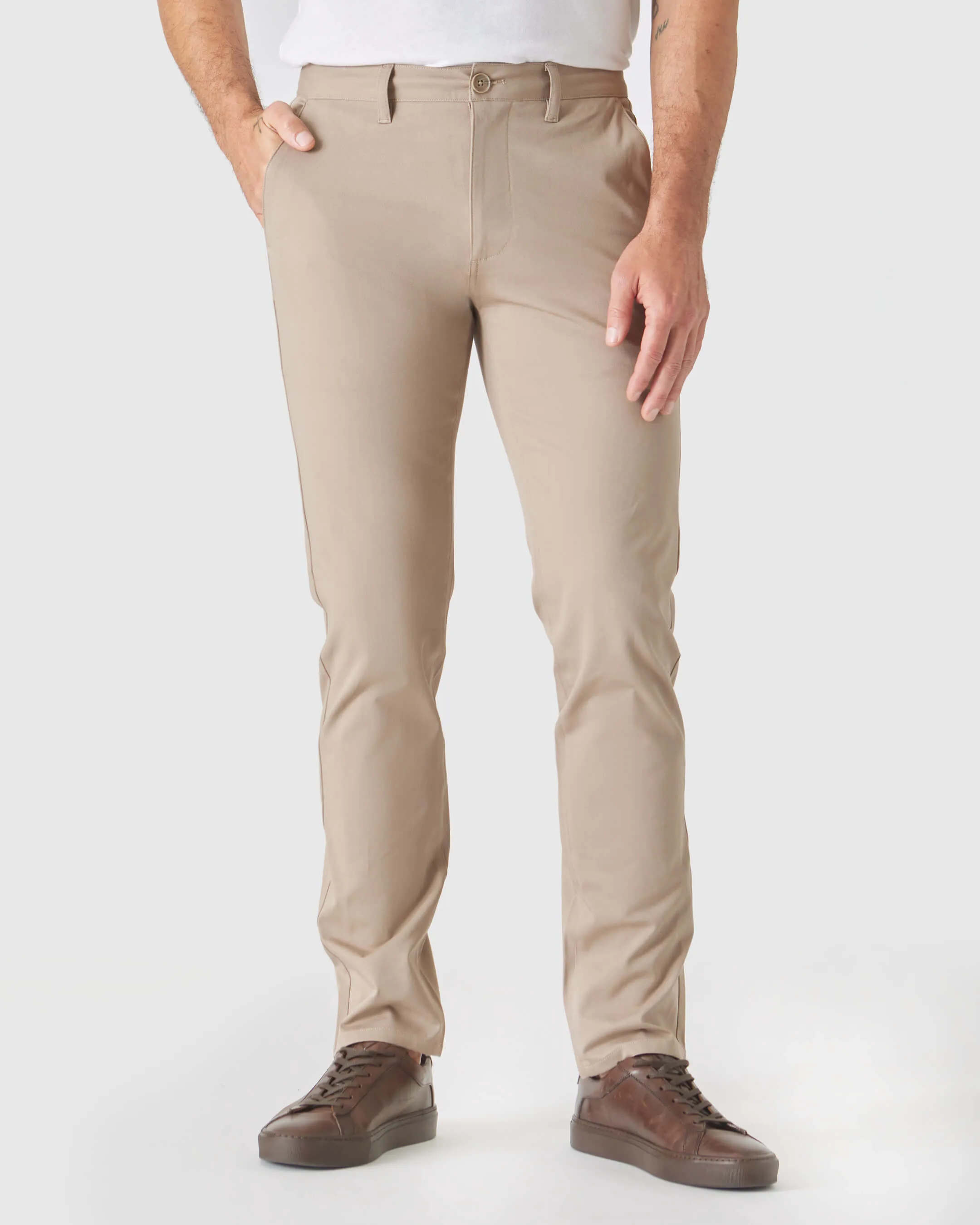 Black & Khaki Slim Twill Chino Pant 2-Pack sold by True Classic product image thumbnail 3
