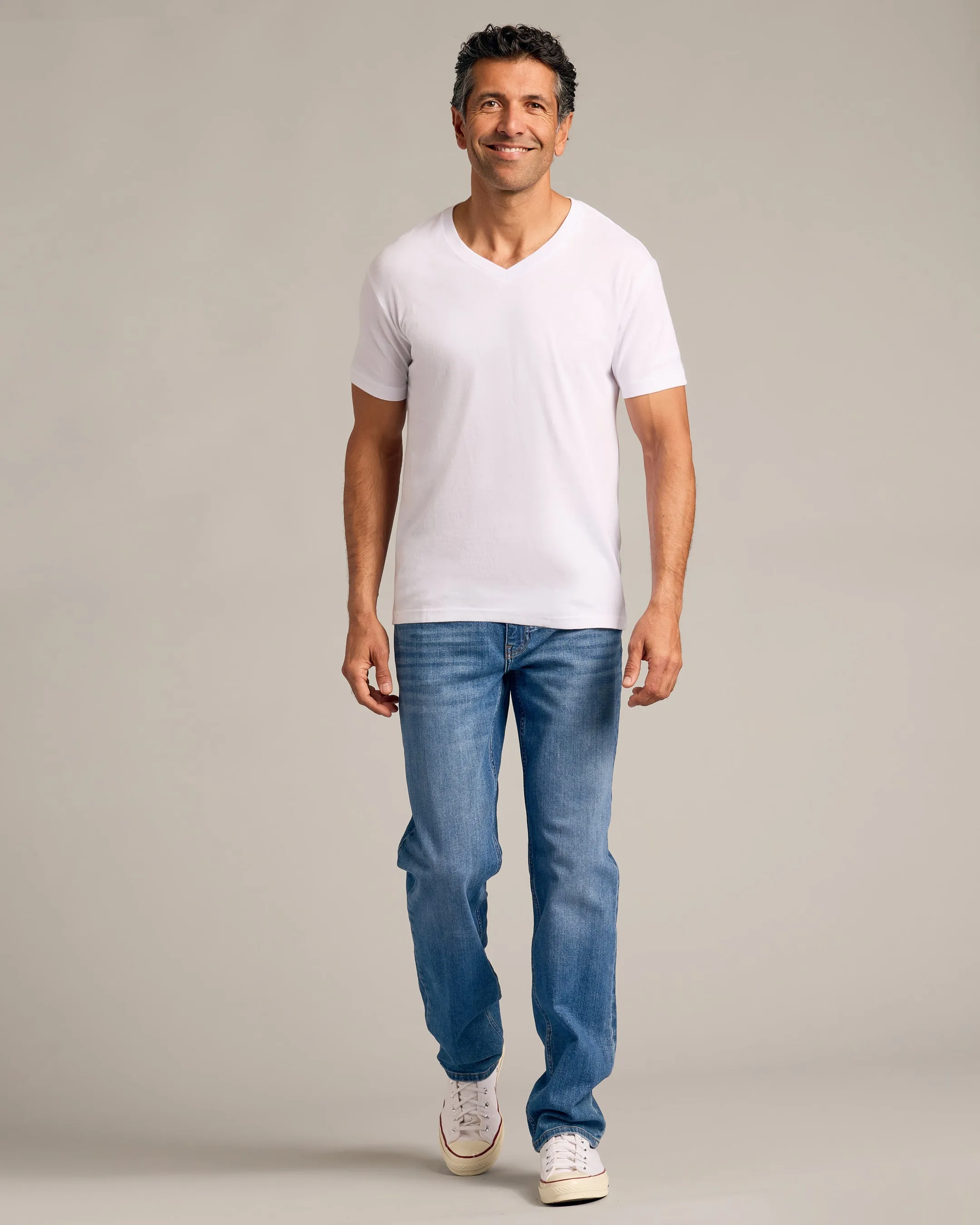 Black & White V-Neck Tee 6-Pack sold by True Classic product image thumbnail 5