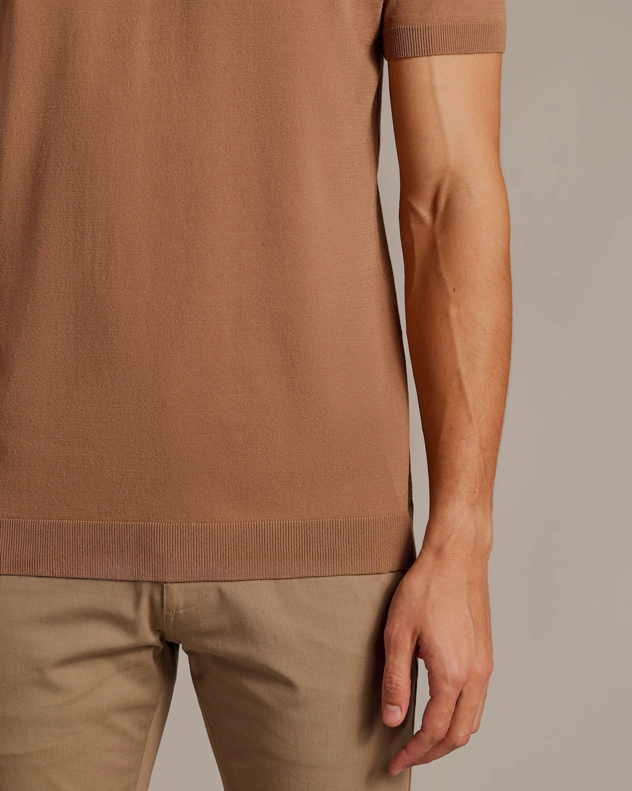 Truffle Short Sleeve Sweater Polo 2.0 sold by True Classic product image thumbnail 5