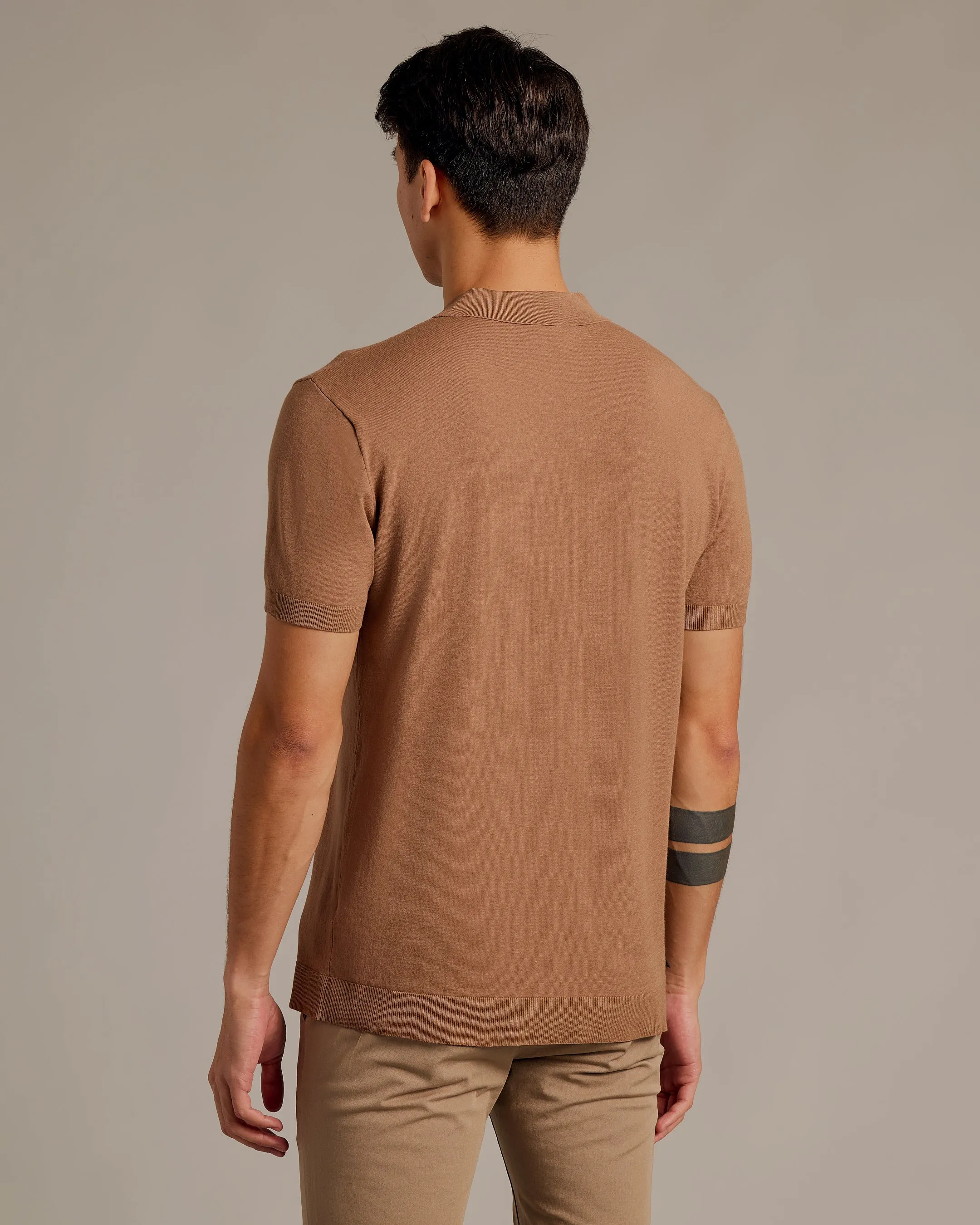 Truffle Short Sleeve Sweater Polo 2.0 sold by True Classic product image thumbnail 3