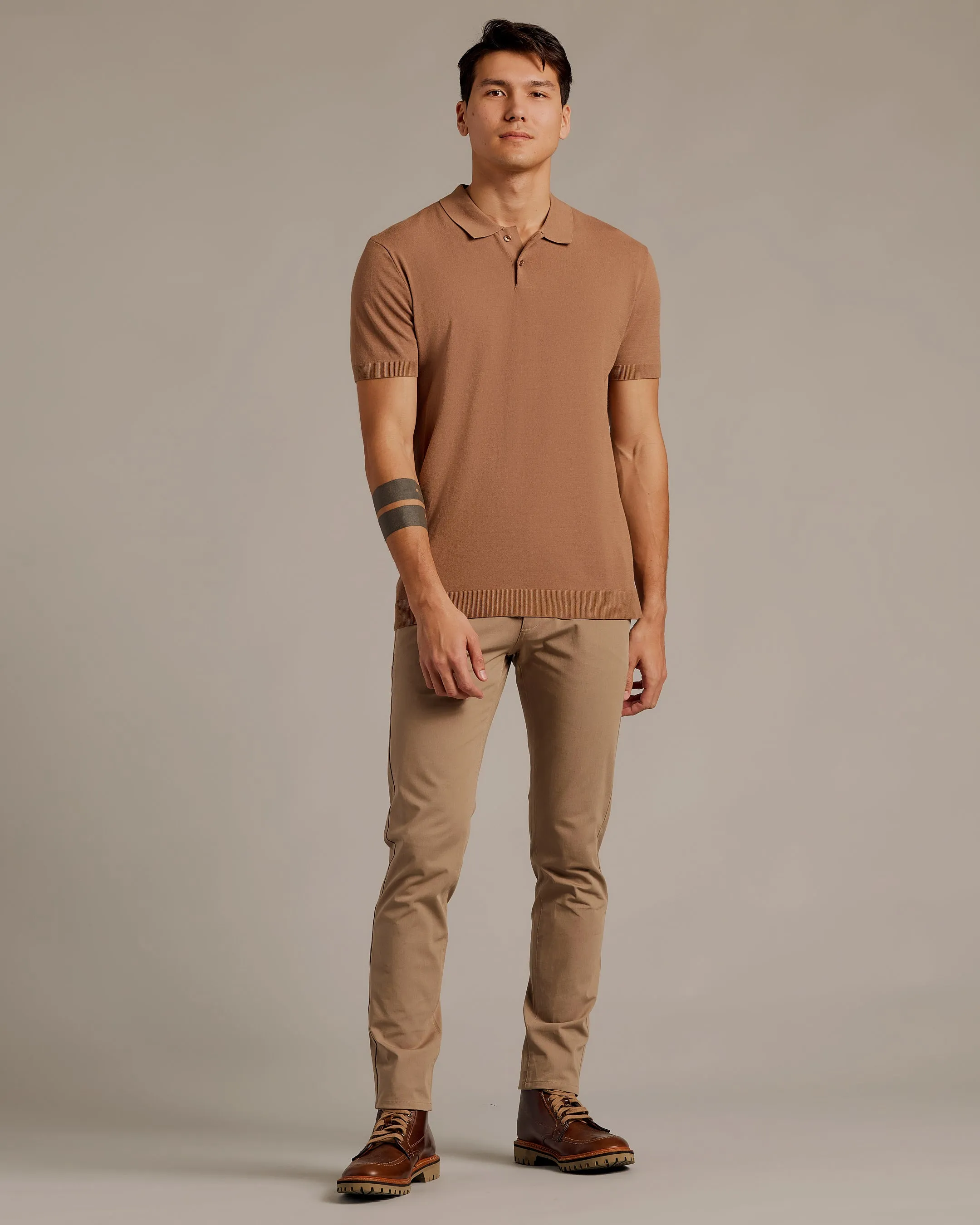 Truffle Short Sleeve Sweater Polo 2.0 sold by True Classic product image thumbnail 4