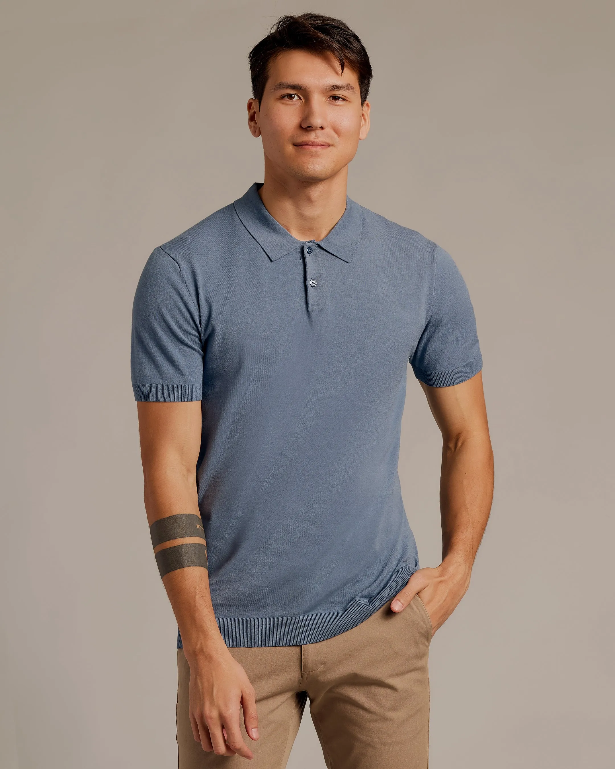 Fiord Short Sleeve Sweater Polo 2.0 sold by True Classic