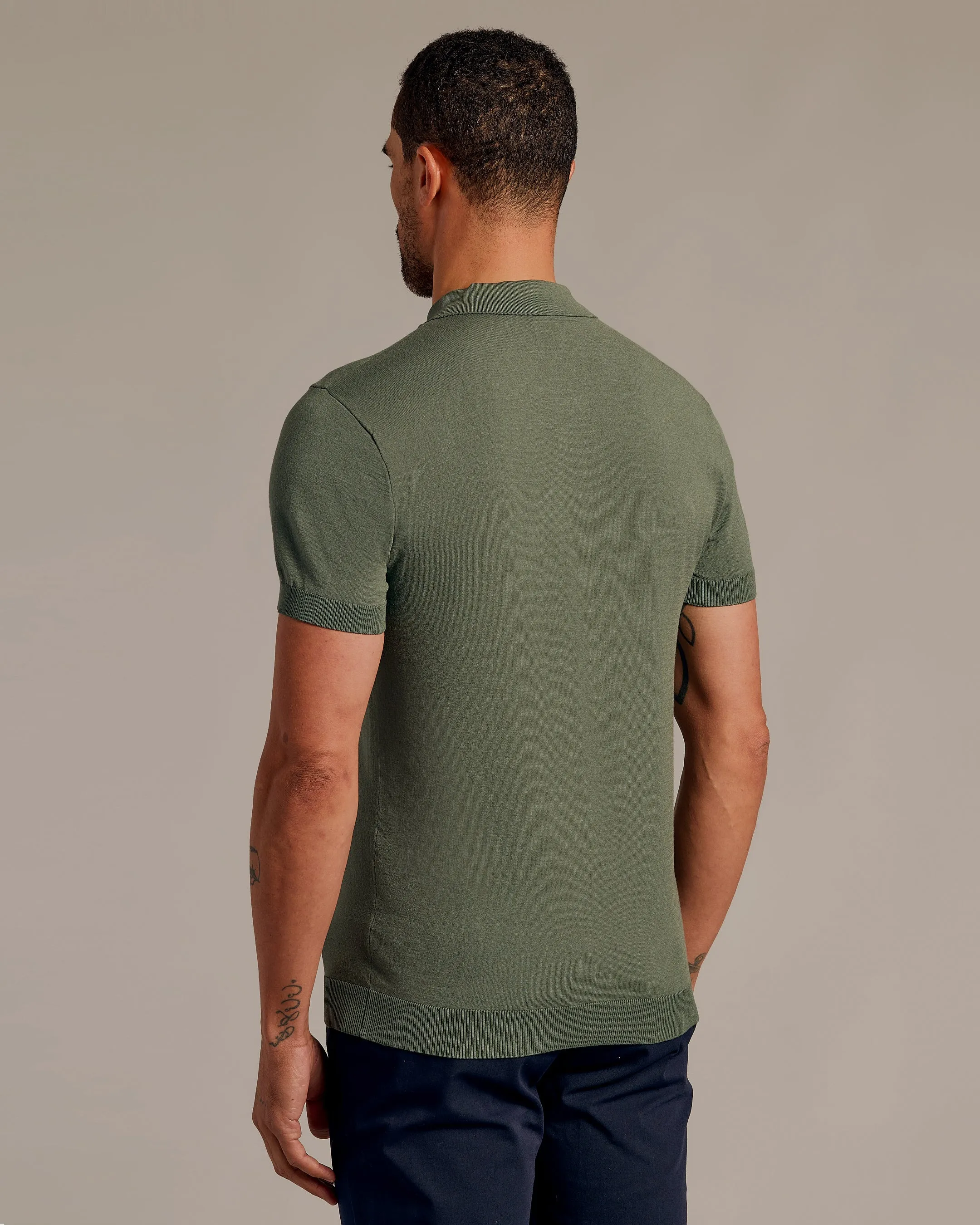 Moss Short Sleeve Sweater Polo 2.0 sold by True Classic product image thumbnail 3