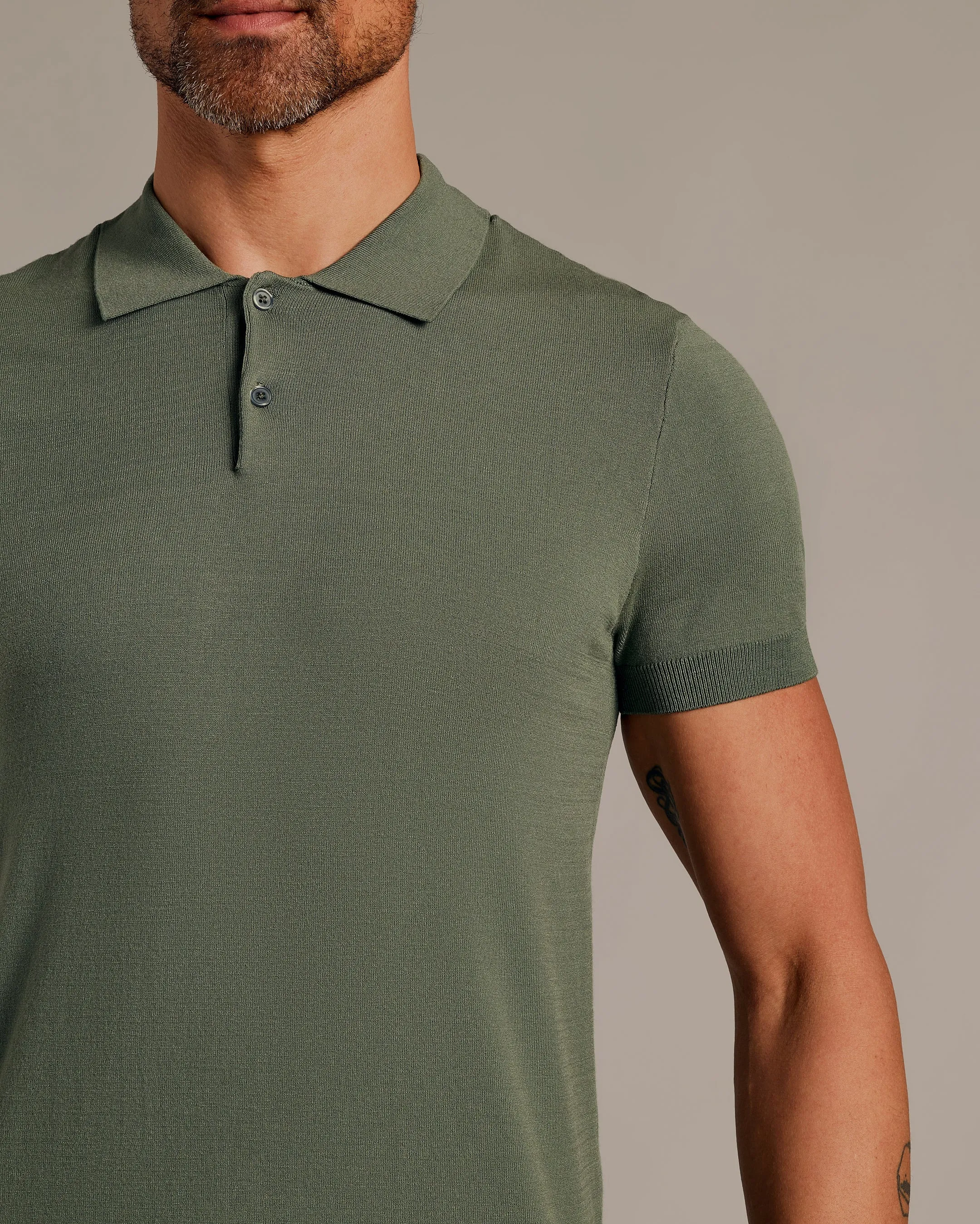 Moss Short Sleeve Sweater Polo 2.0 sold by True Classic product image thumbnail 5