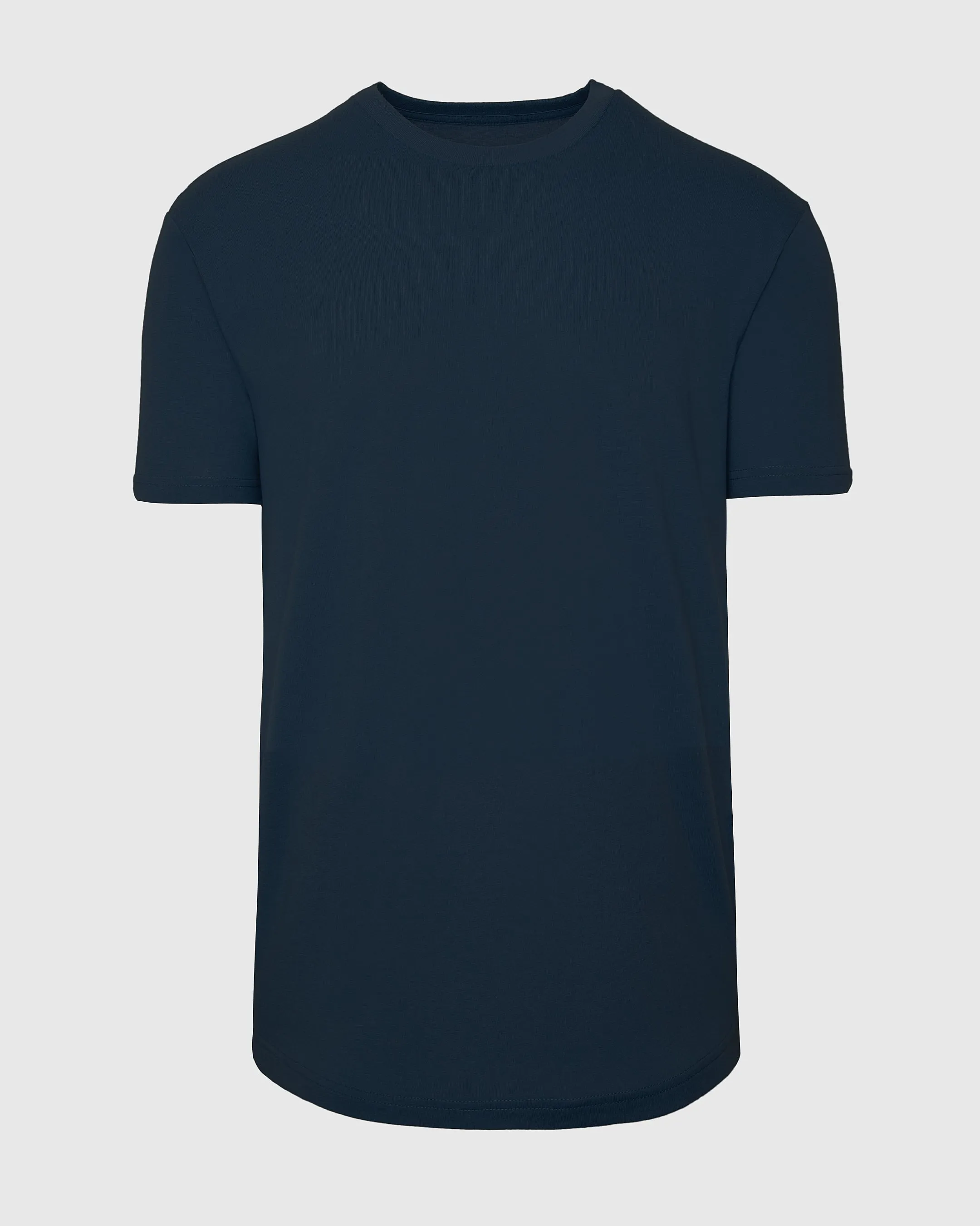 Navy Curved Hem Classic Crew Neck sold by True Classic product image thumbnail 2