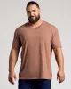 Dark Heather Sepia Classic V-Neck sold by True Classic