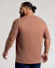 Dark Heather Sepia Classic V-Neck sold by True Classic