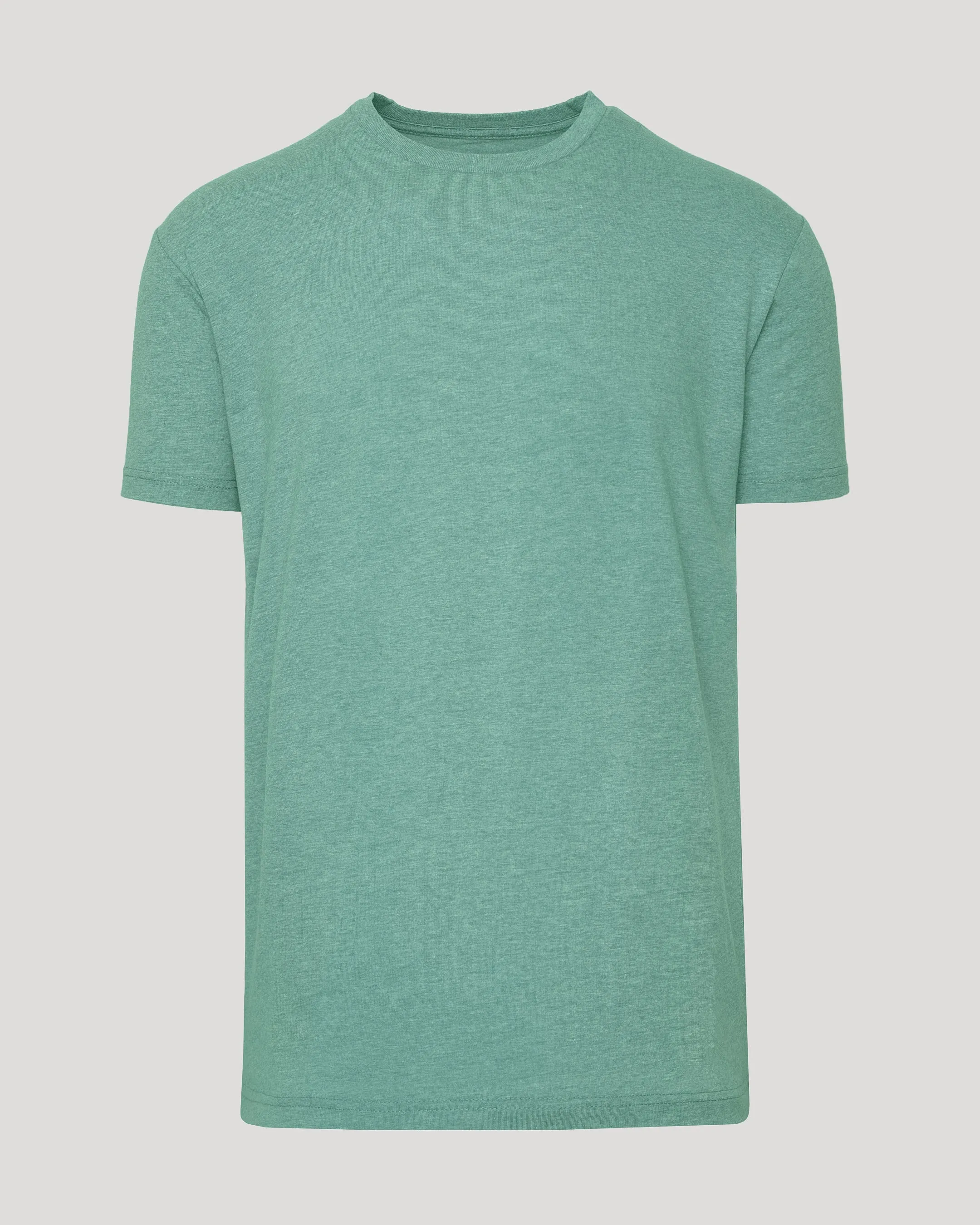 Light Heather Greenery Classic Crew Neck sold by True Classic product image thumbnail 2