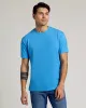Dark Heather Bahama Blue Classic Crew Neck sold by True Classic