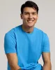 Dark Heather Bahama Blue Classic Crew Neck sold by True Classic