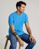 Dark Heather Bahama Blue Classic Crew Neck sold by True Classic