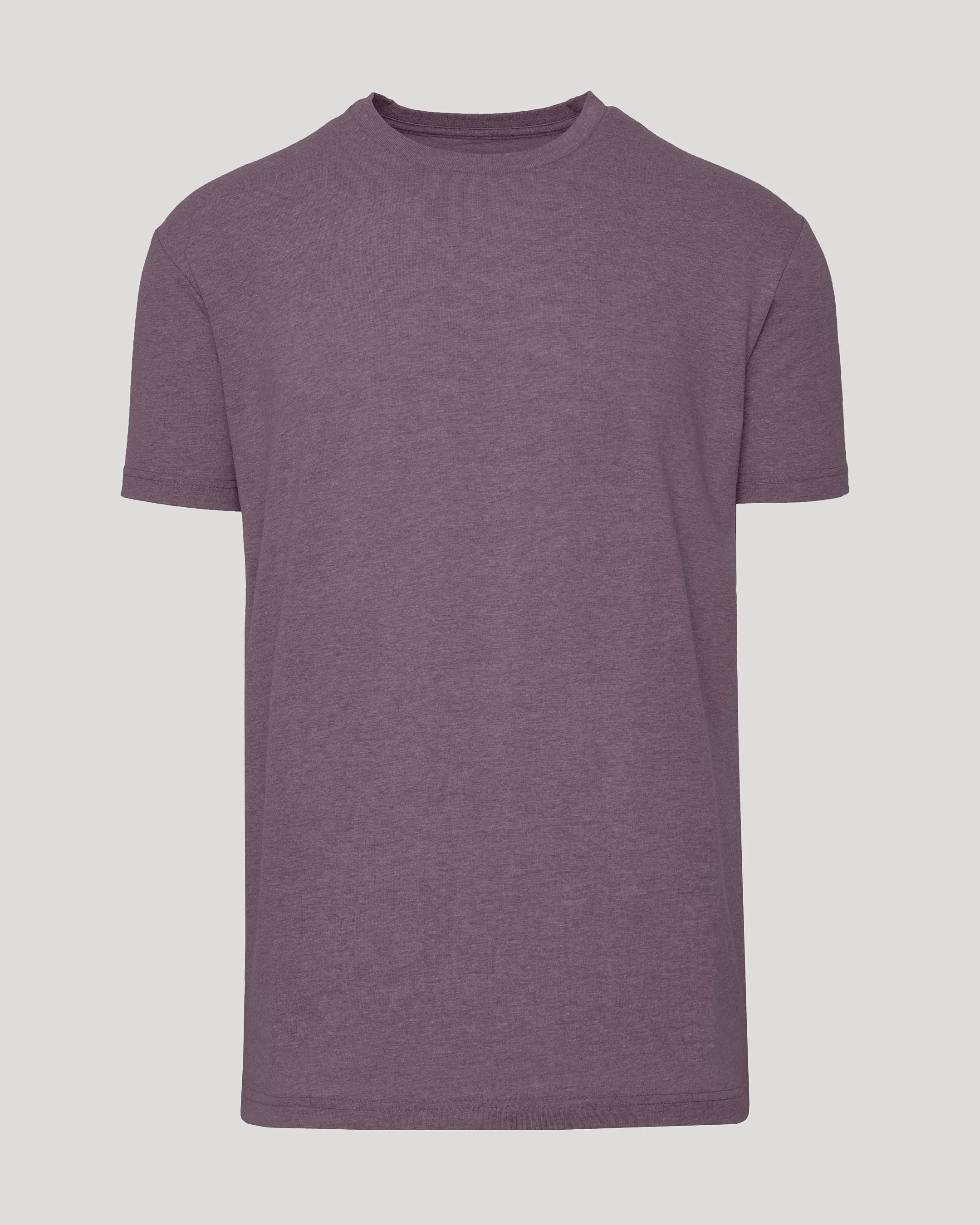 Dark Heather Amethyst Classic Crew Neck sold by True Classic product image thumbnail 2