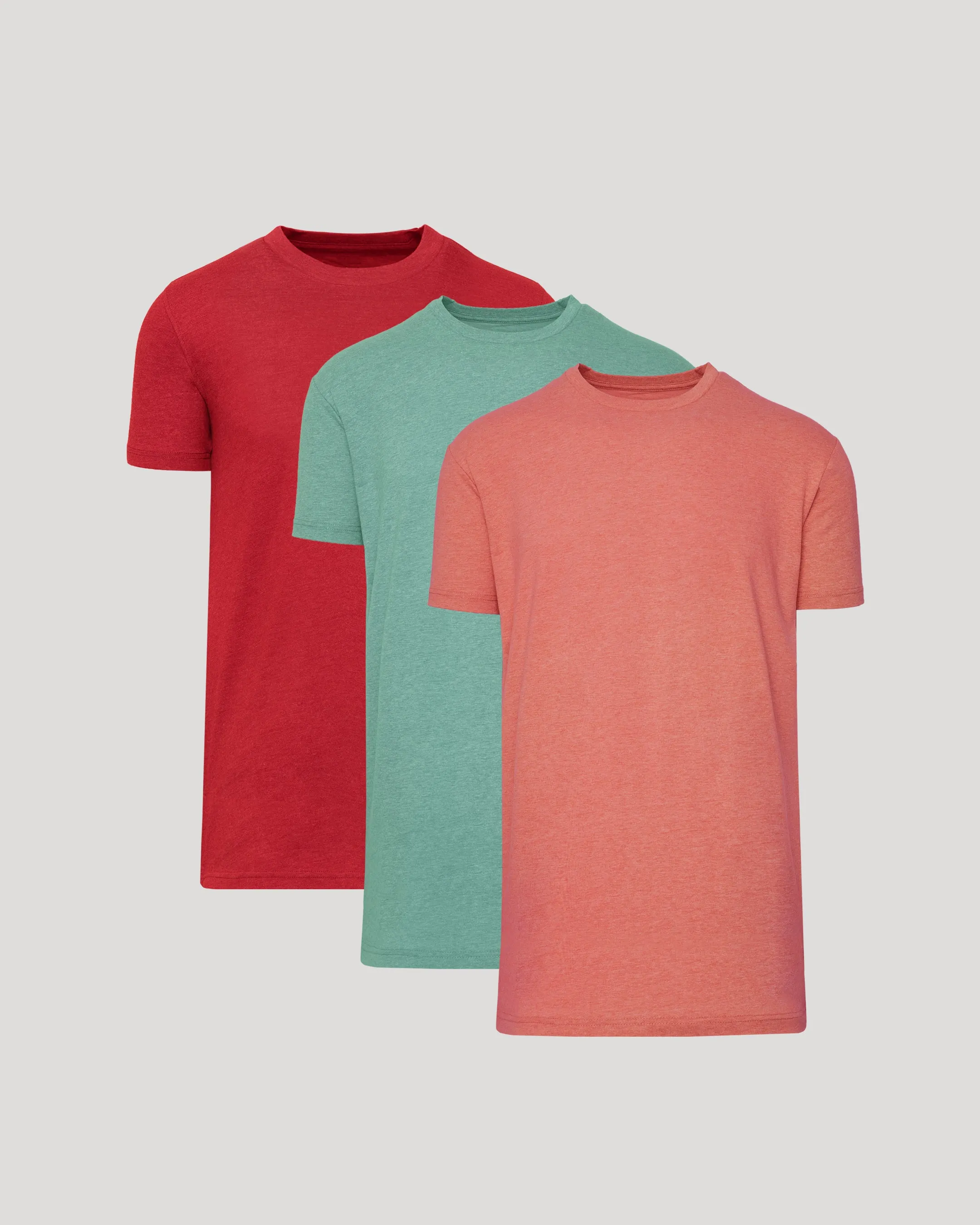 Vibrant Heather Short Sleeve Tall Classic Crew 3-Pack sold by True Classic