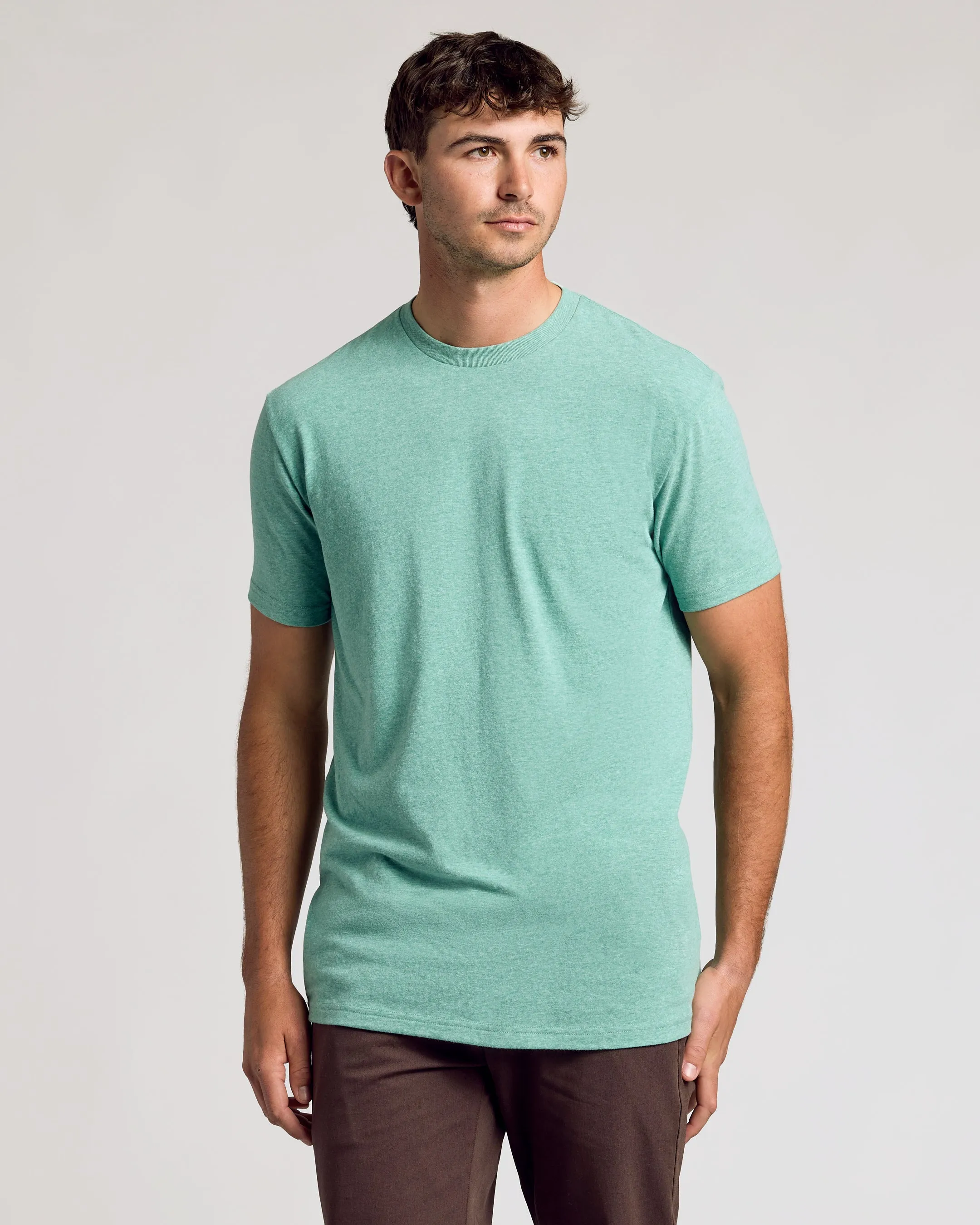 Vibrant Heather Short Sleeve Tall Classic Crew 3-Pack sold by True Classic product image thumbnail 3