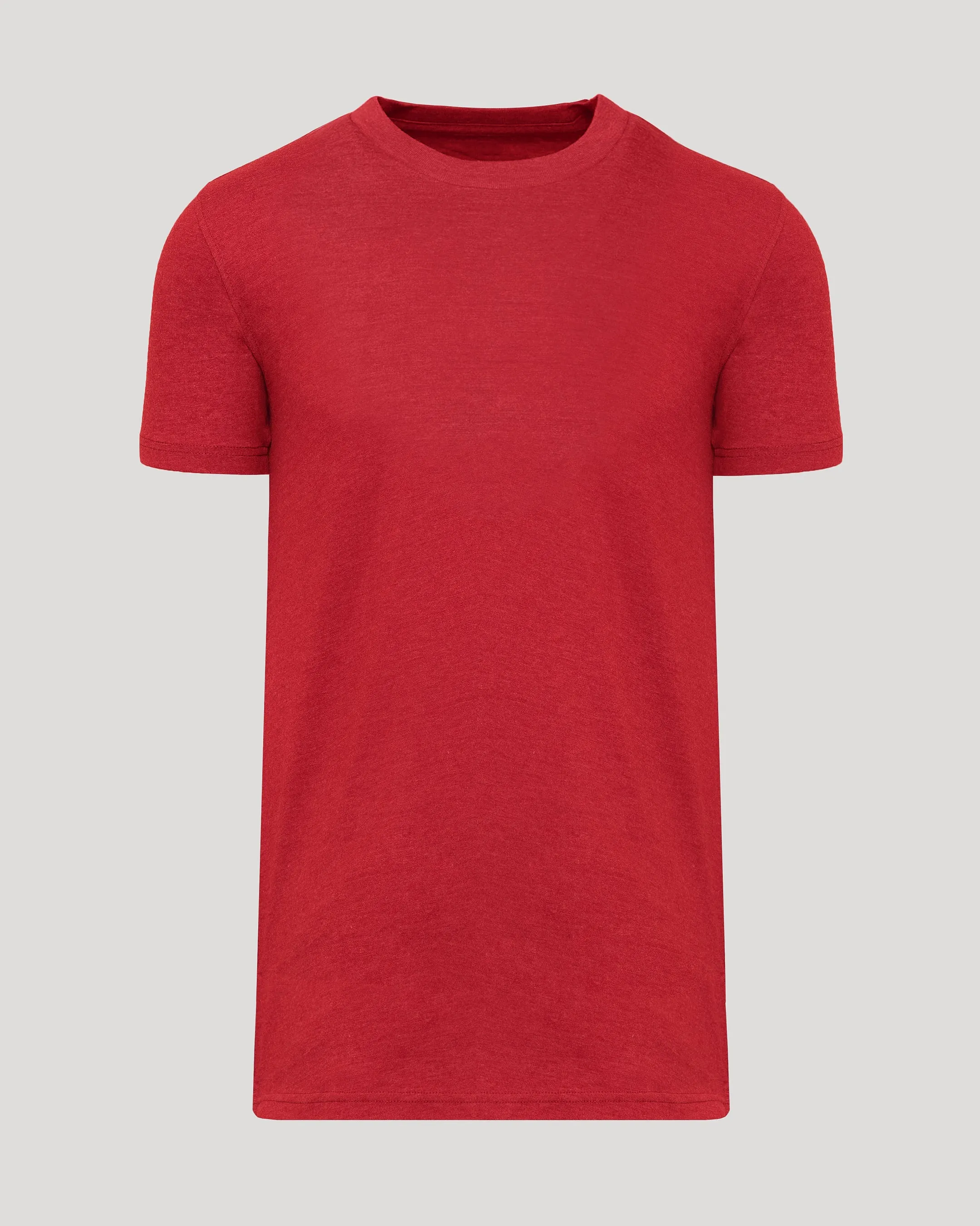 Dark Heather Lava Tall Straight Hem Crew Neck T-Shirt sold by True Classic product image thumbnail 2