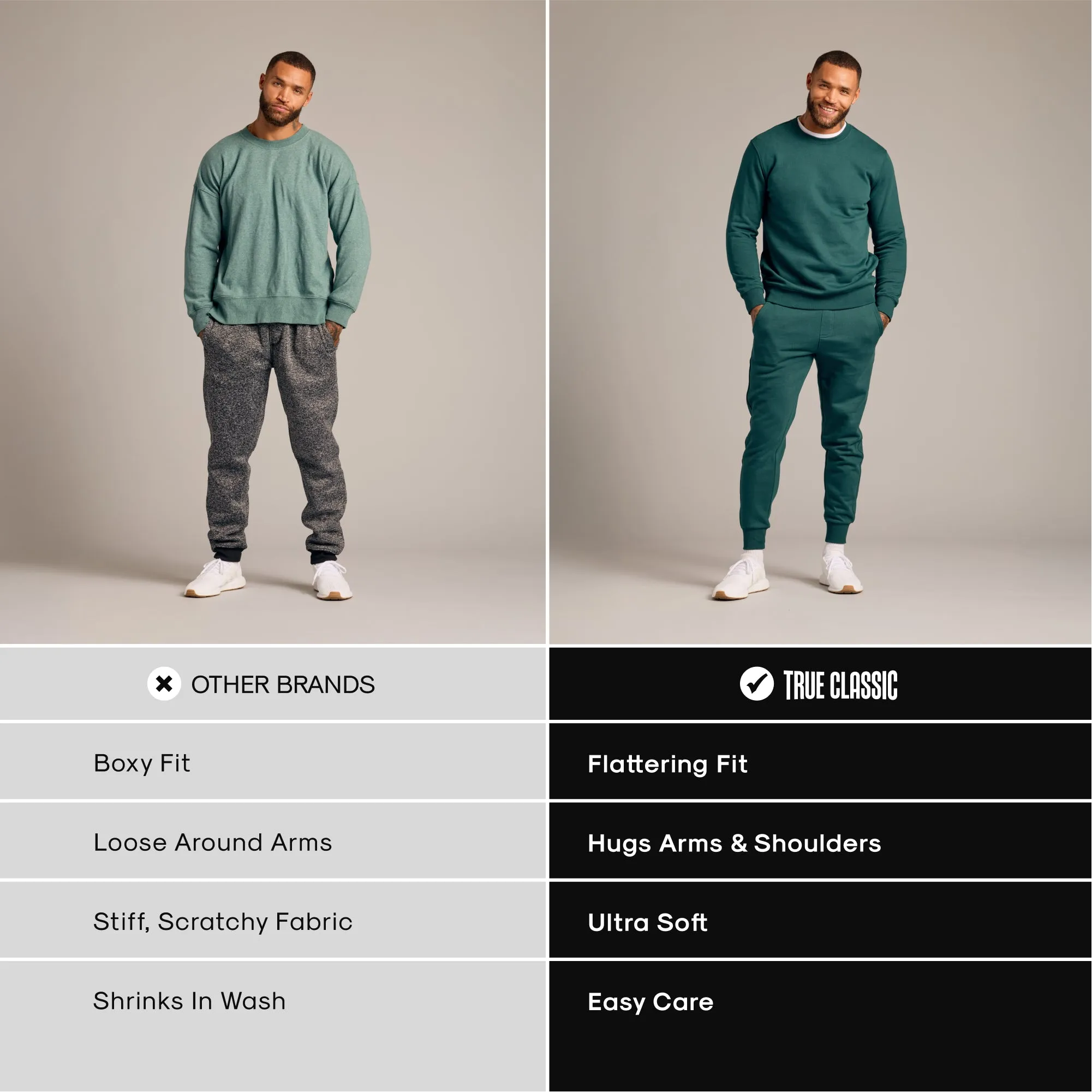 Black Active Joggers - Premium Comfort Fit, Moisture-Wicking, Stretch Fabric, Everyday Athleisure, Perfect for Workouts & Casual Wear sold by True Classic product image thumbnail 4