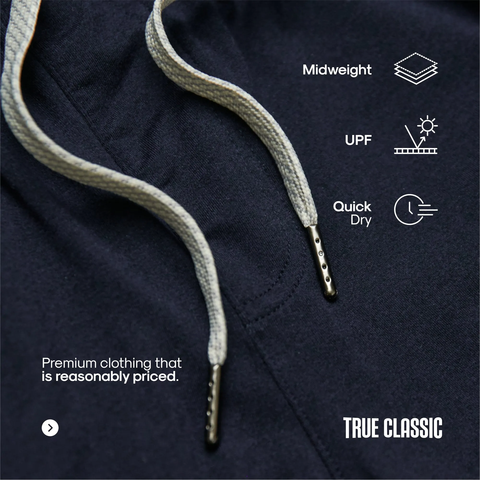 Black Active Joggers - Premium Comfort Fit, Moisture-Wicking, Stretch Fabric, Everyday Athleisure, Perfect for Workouts & Casual Wear sold by True Classic product image thumbnail 3