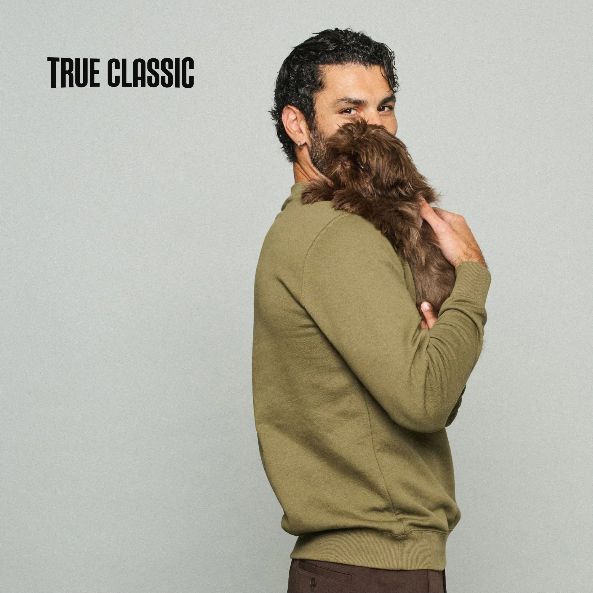 Black Long-Sleeve Crew Neck Tee - Premium Cotton Blend, Soft & Breathable, Classic Fit, Everyday Essential, Perfect for Layering & Casual Wear sold by True Classic product image thumbnail 5