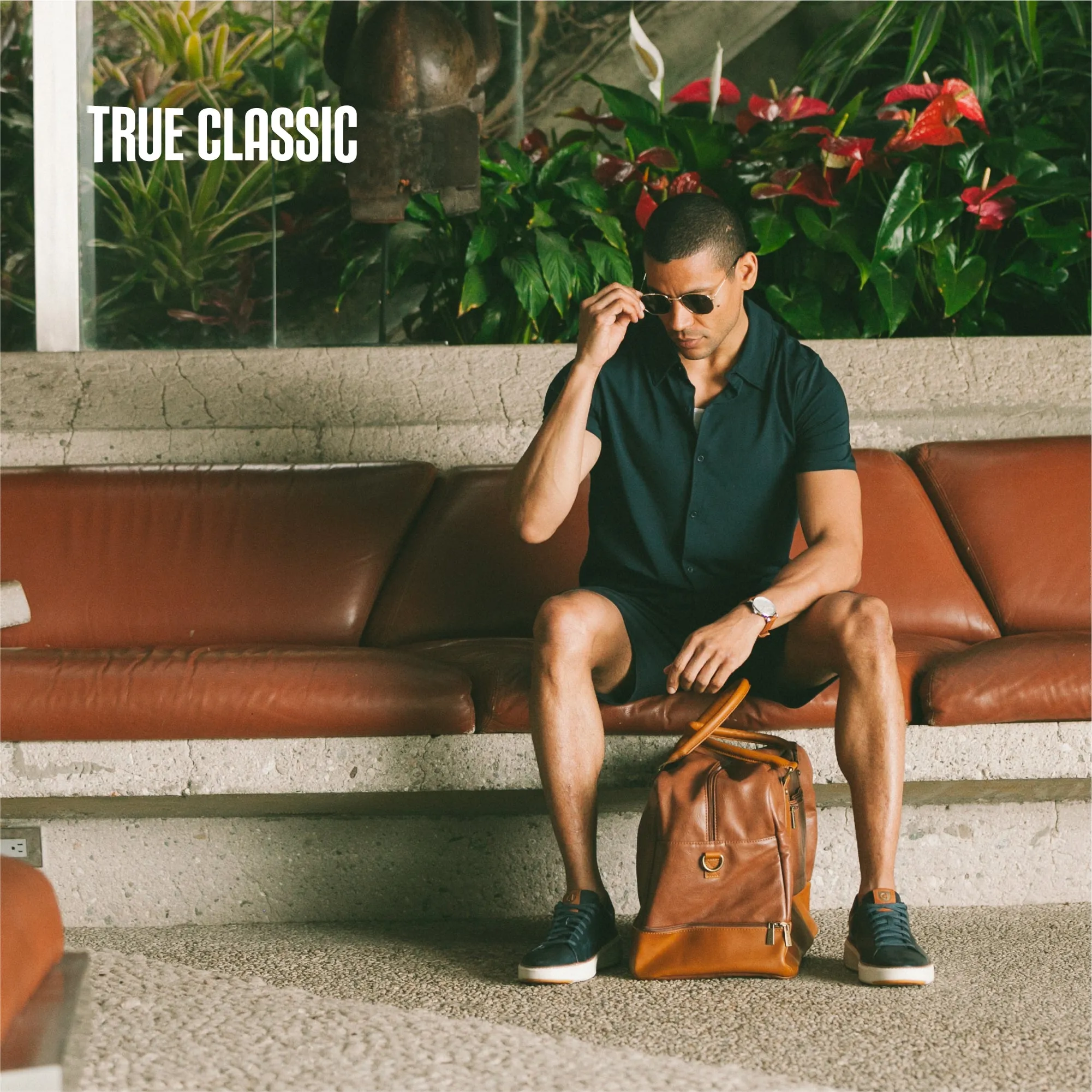 Short Sleeve Knit Shirt – Tailored Fit, Soft Knit Fabric, Versatile Style, All-Day Comfort sold by True Classic product image thumbnail 5