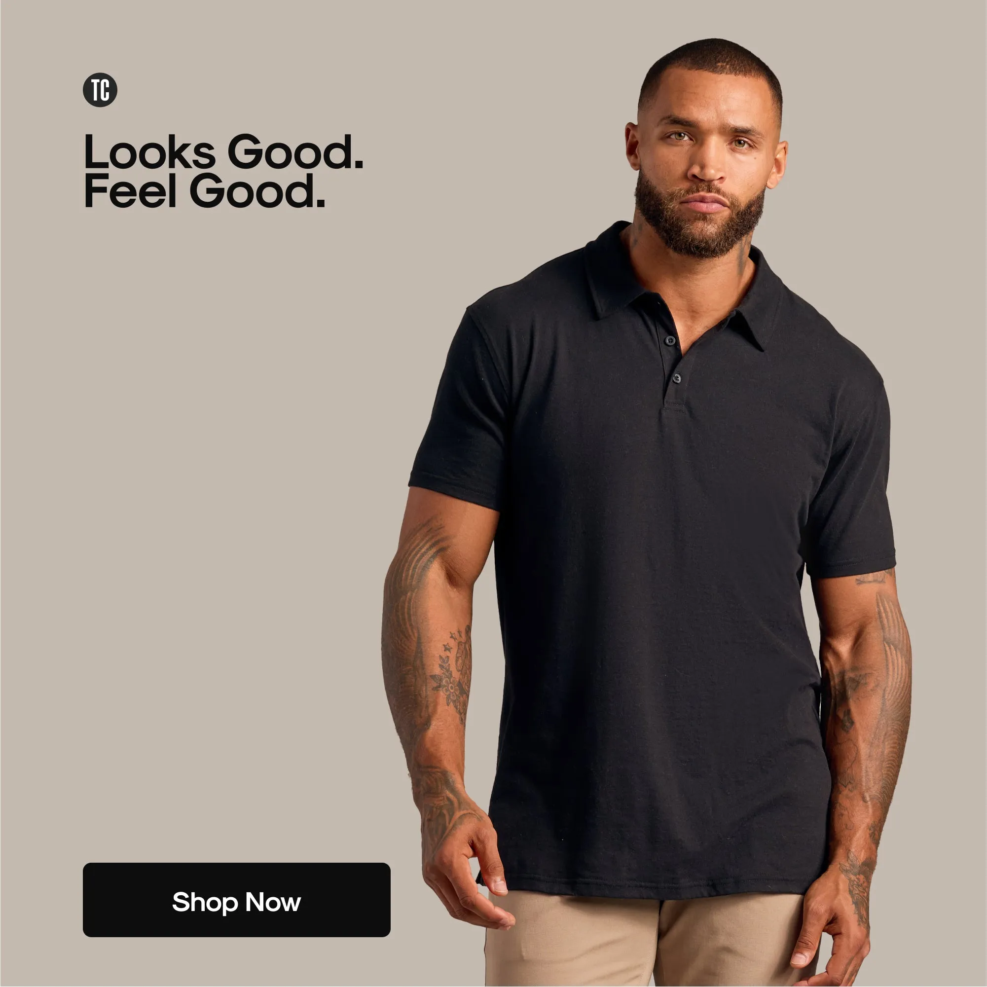 Short Sleeve Polo – Tailored Fit, Soft Stretch Fabric, Smart Casual Essential, Effortless All-Day Wear sold by True Classic product image thumbnail 4