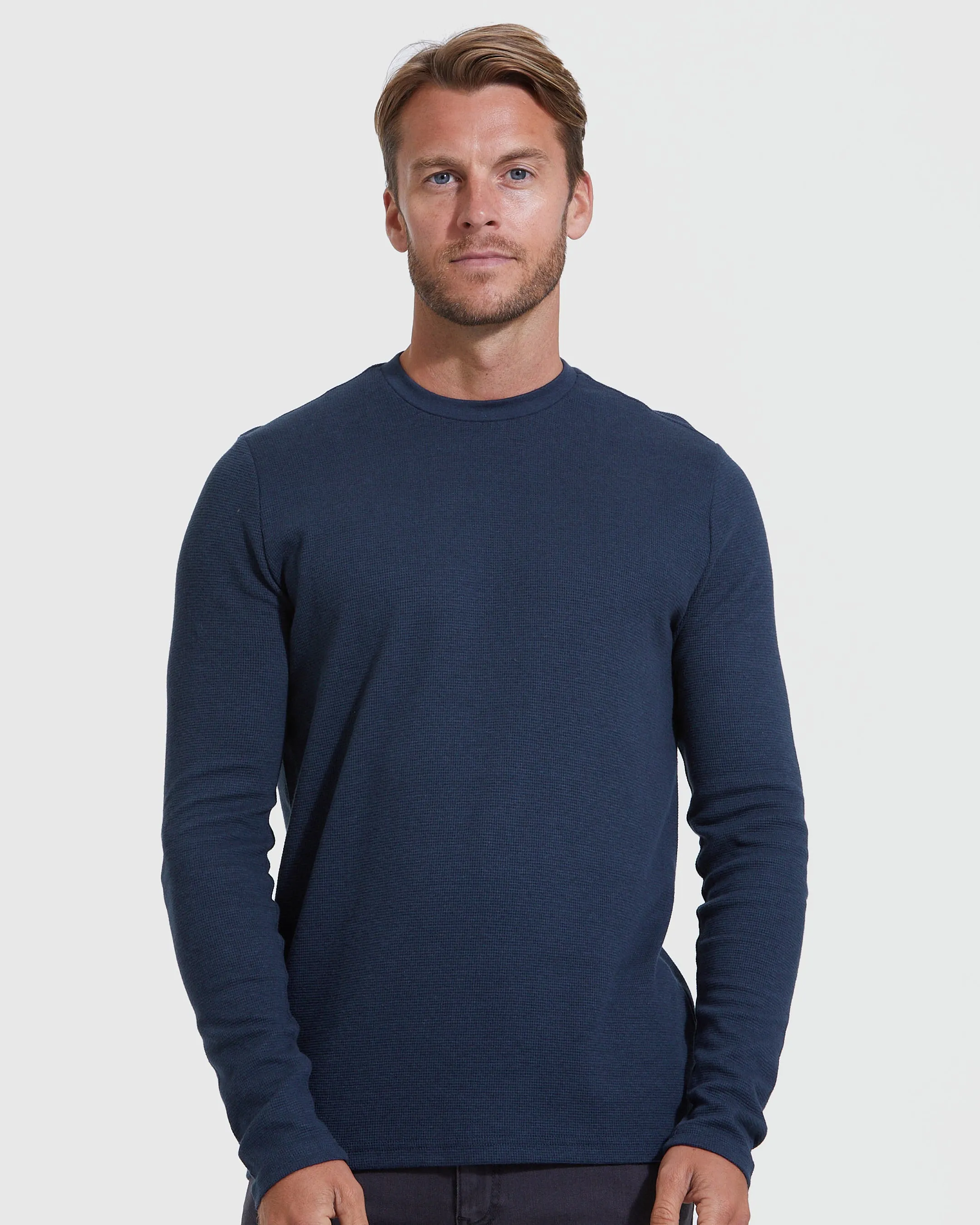 Waffle Long Sleeve Crew 3-Pack sold by True Classic product image thumbnail 3