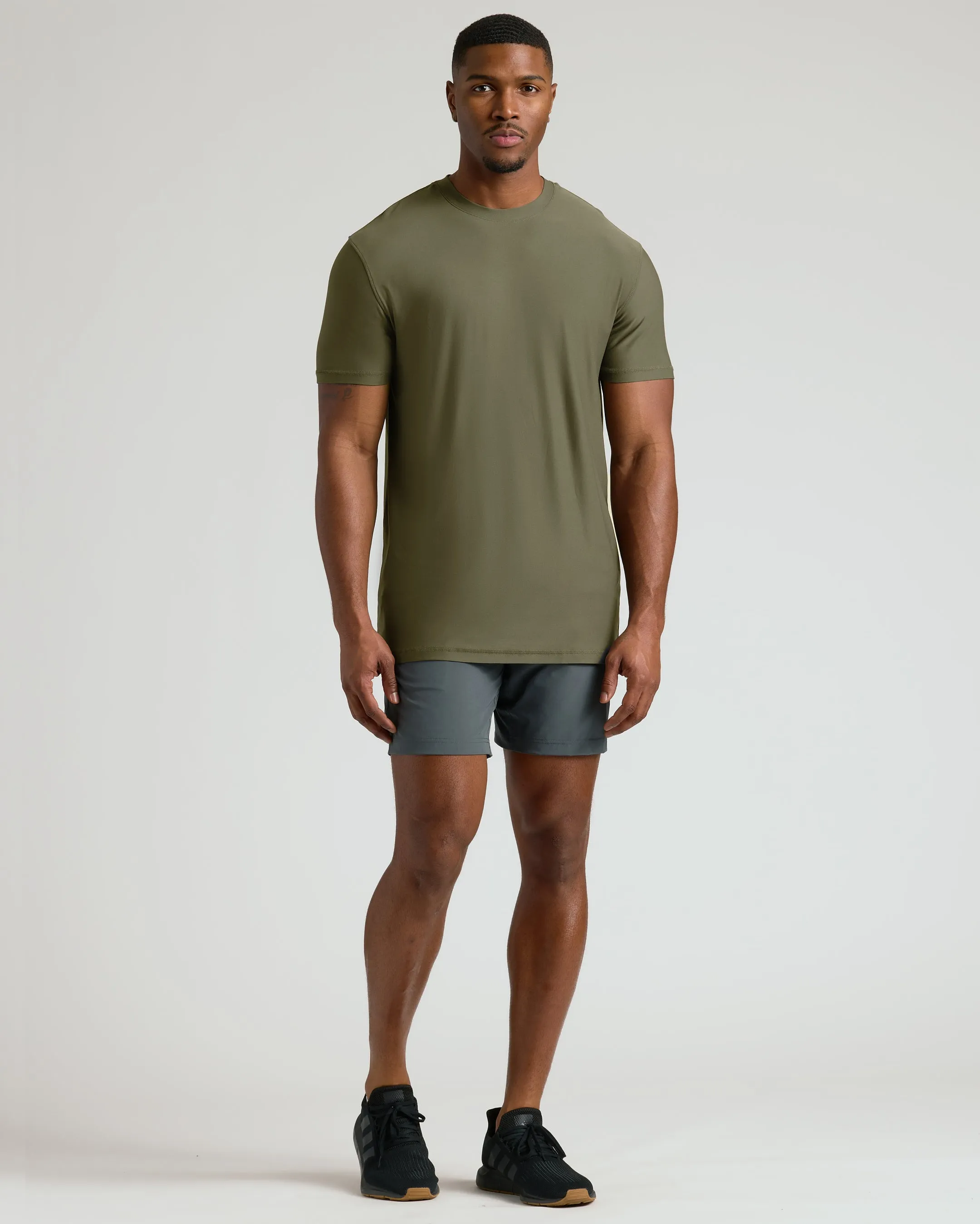 Military Green Tall Active Crew Neck 2.0 sold by True Classic product image thumbnail 4