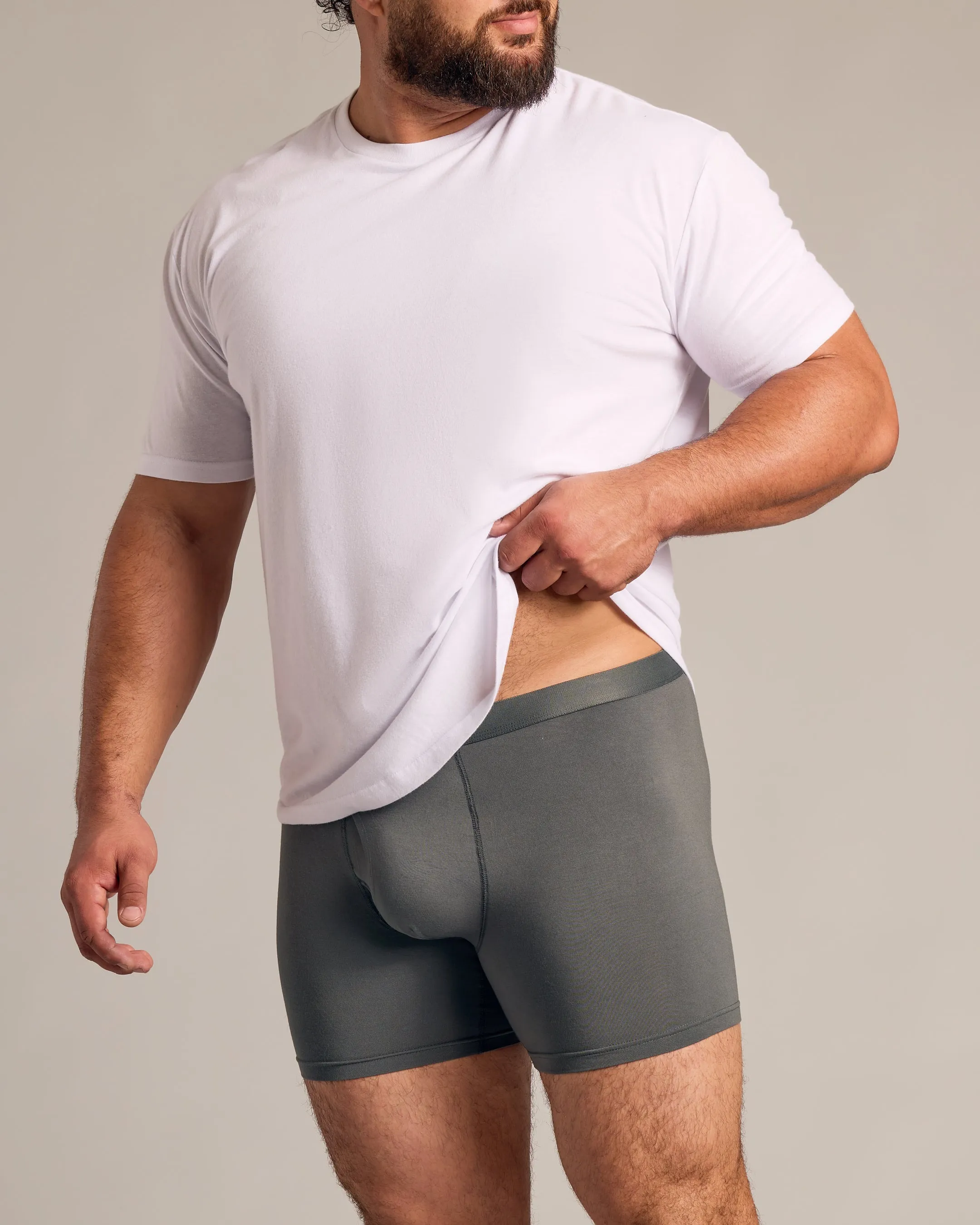 Carbon Boxer Briefs W/ Fly 3-Pack sold by True Classic product image thumbnail 5