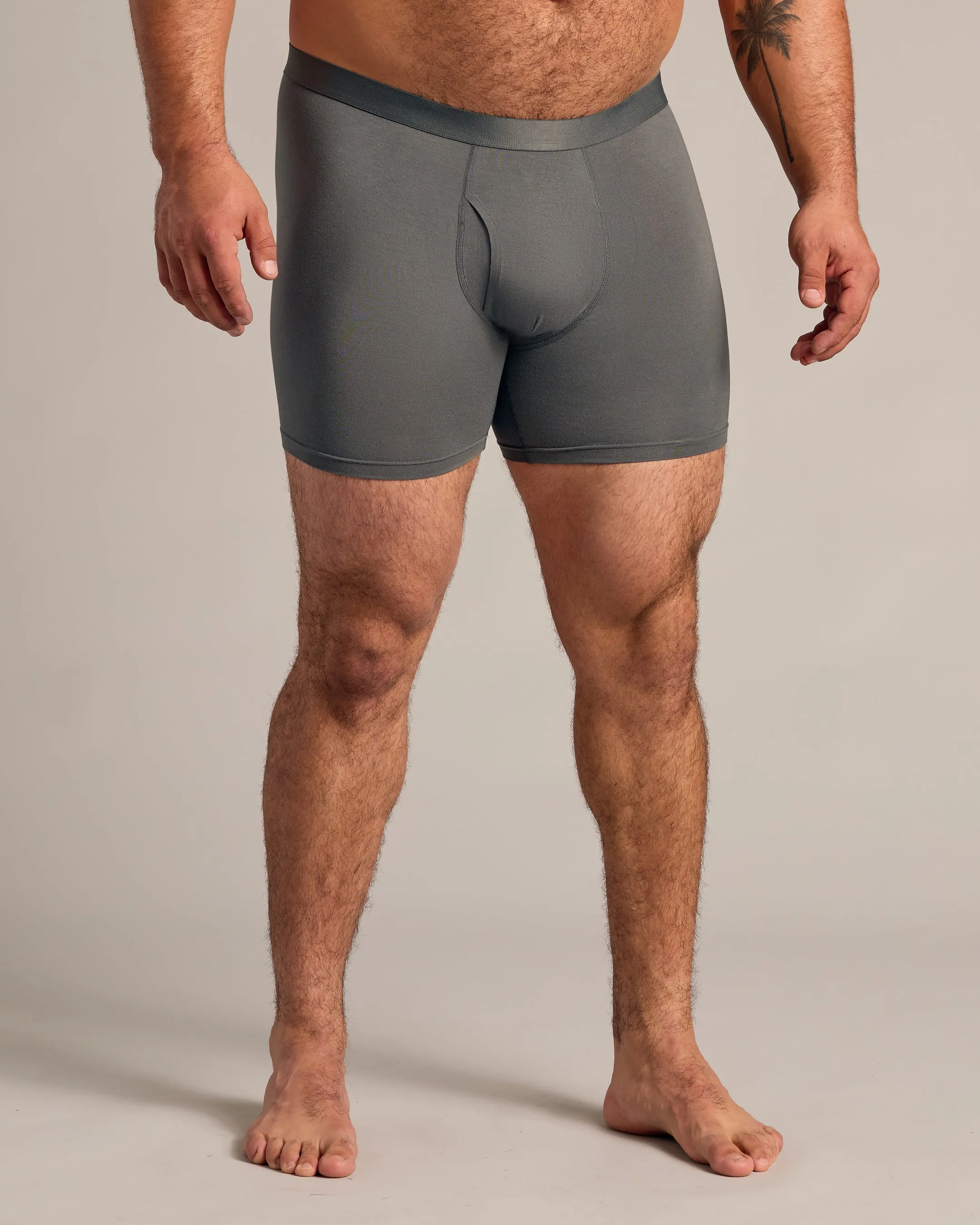 Carbon Boxer Briefs W/ Fly 3-Pack sold by True Classic product image thumbnail 2