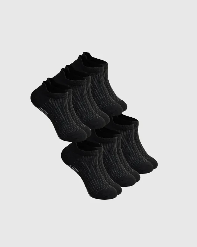 Black No Show Socks 6-Pack 2.0 sold by True Classic