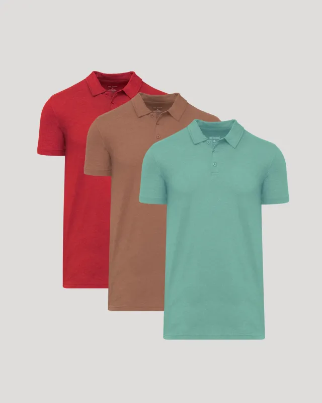 Vibrant Tall Classic Polo 3-Pack sold by True Classic