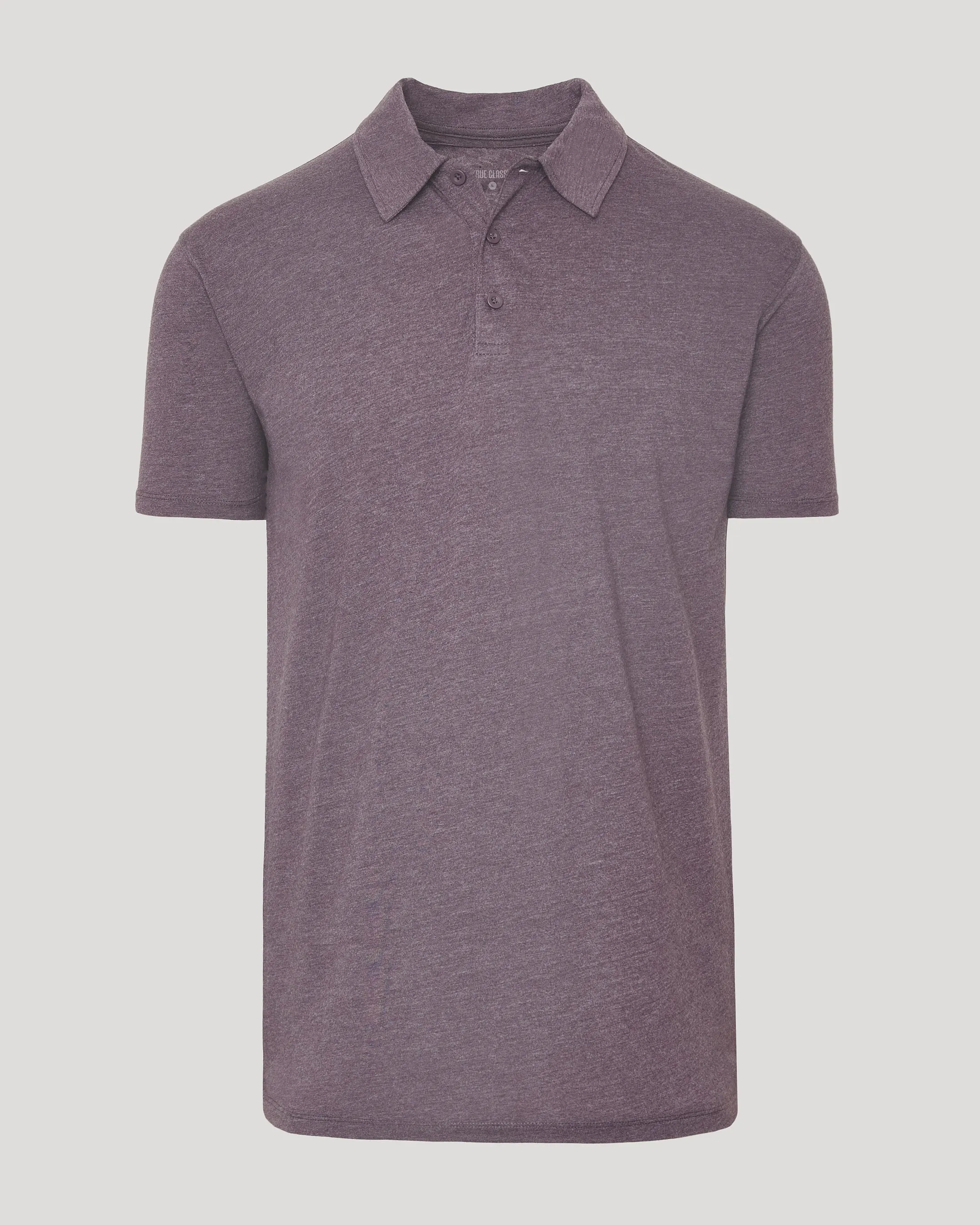 Dark Heather Amethyst Short Sleeve Tall Polo sold by True Classic product image thumbnail 2