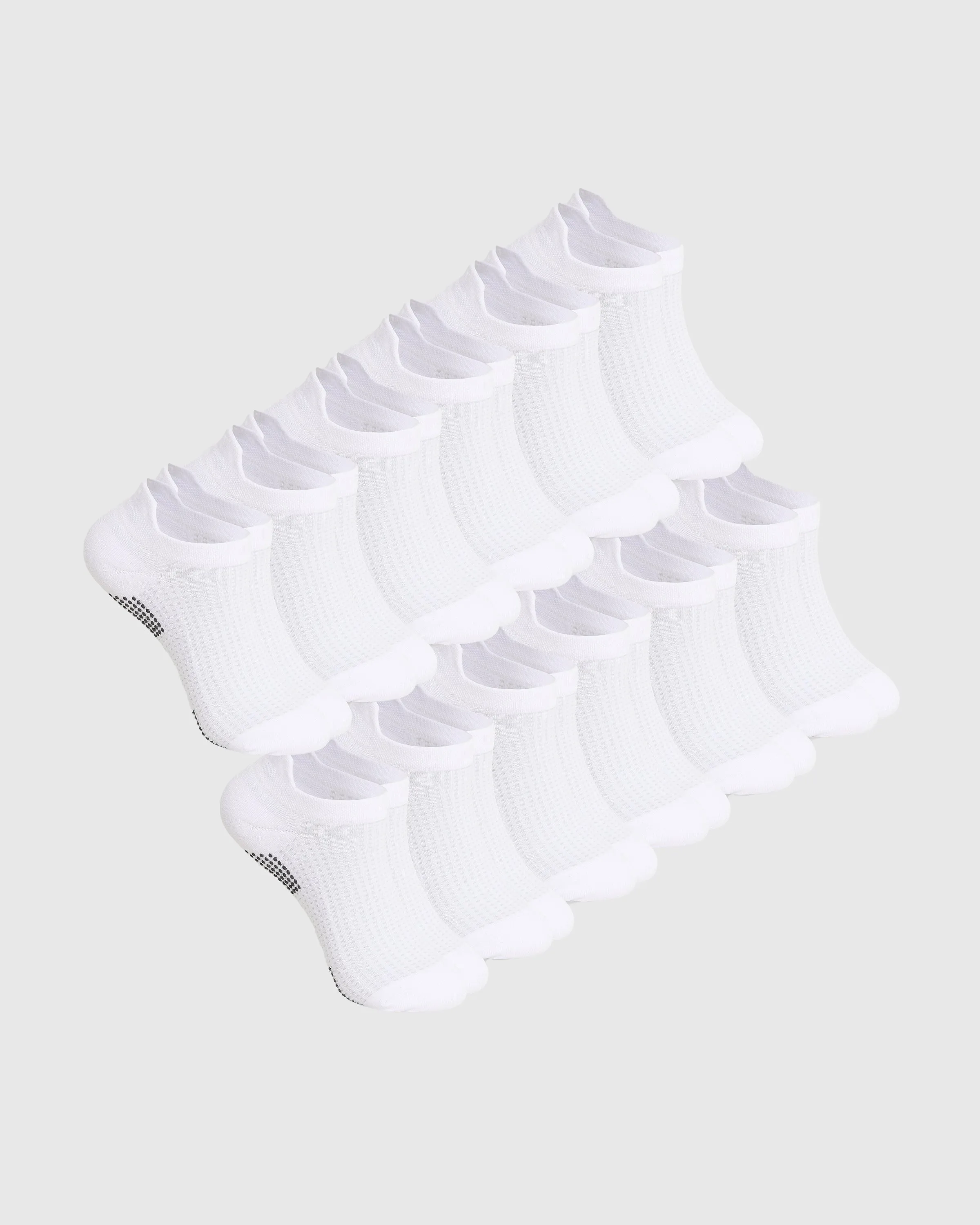 White No Show Socks 12-Pack 2.0 sold by True Classic