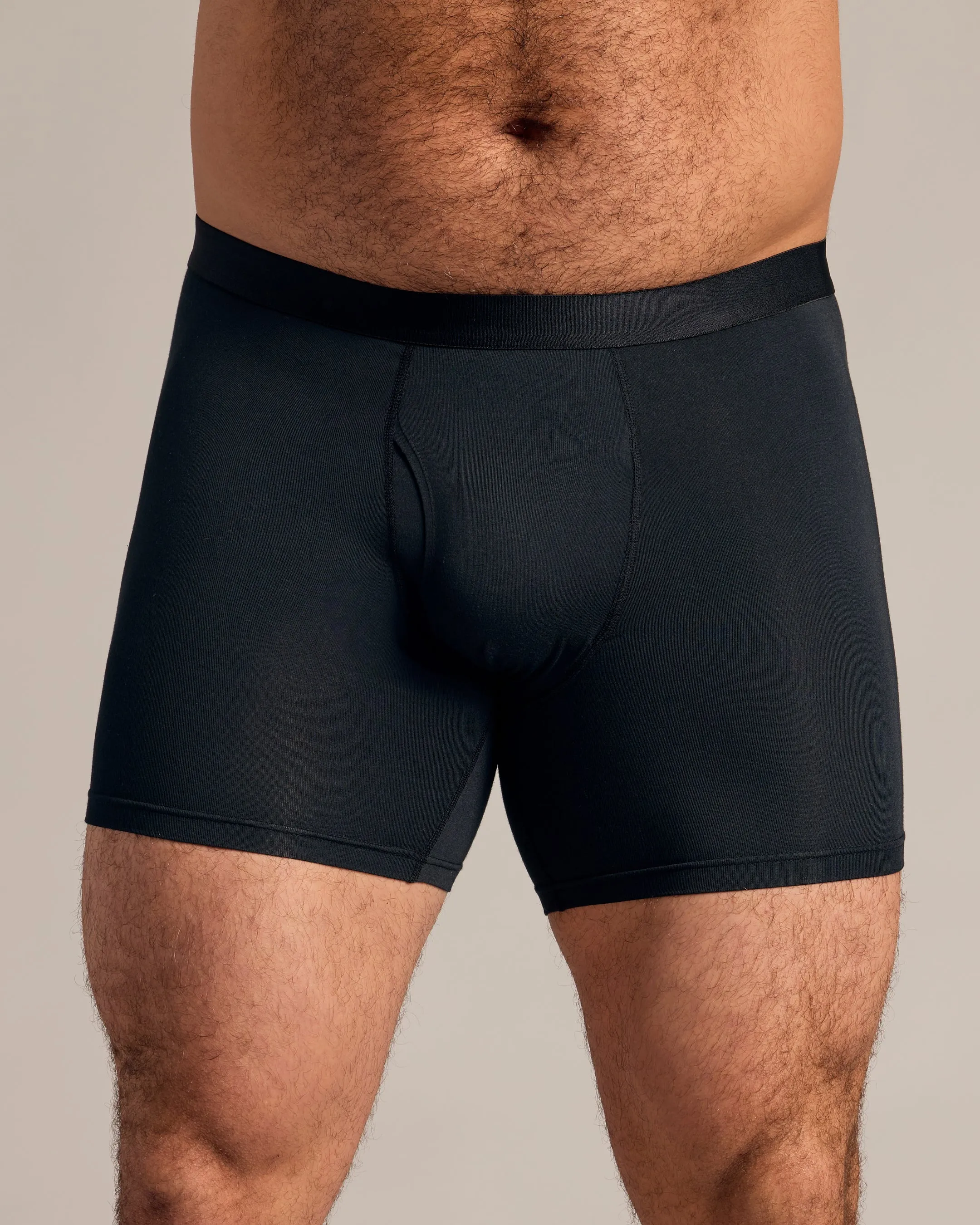 Black Boxer Briefs W/ Fly 12-Pack sold by True Classic product image thumbnail 4