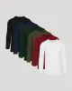 The Variety Waffle Long Sleeve Henley 6-Pack sold by True Classic