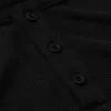 Black Waffle Long Sleeve Henley 6-Pack sold by True Classic