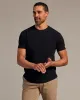 Black & White Curved Hem Classic Crew Neck 12-Pack sold by True Classic