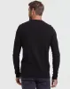 Black Waffle Long Sleeve Crew Neck 3-Pack sold by True Classic