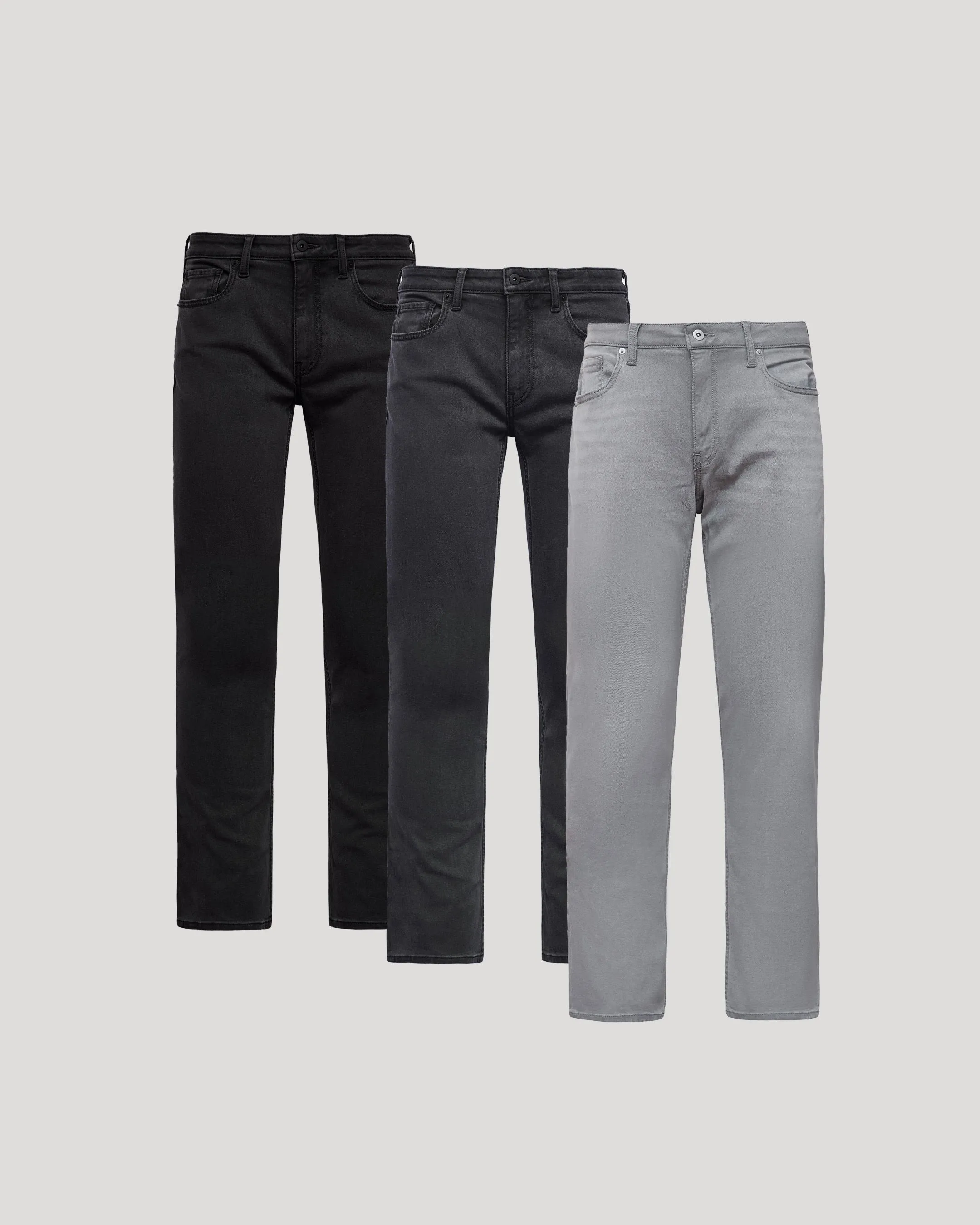 Dark Tones Straight Comfort Stretch Jeans 3-Pack sold by True Classic