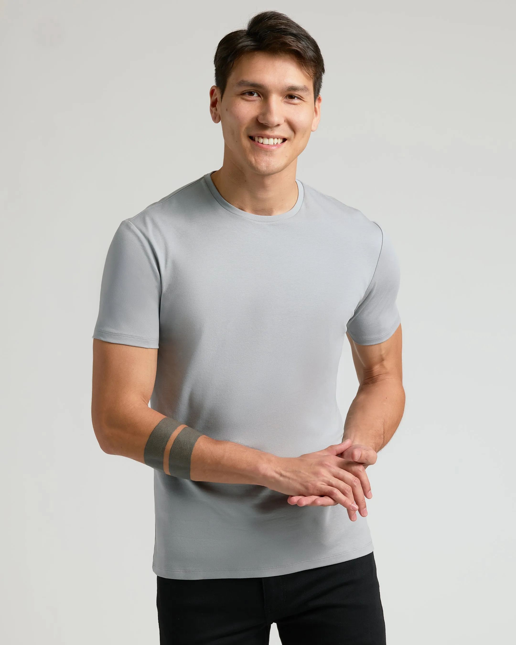 Steel Premium Pima Crew Neck sold by True Classic product image thumbnail 4