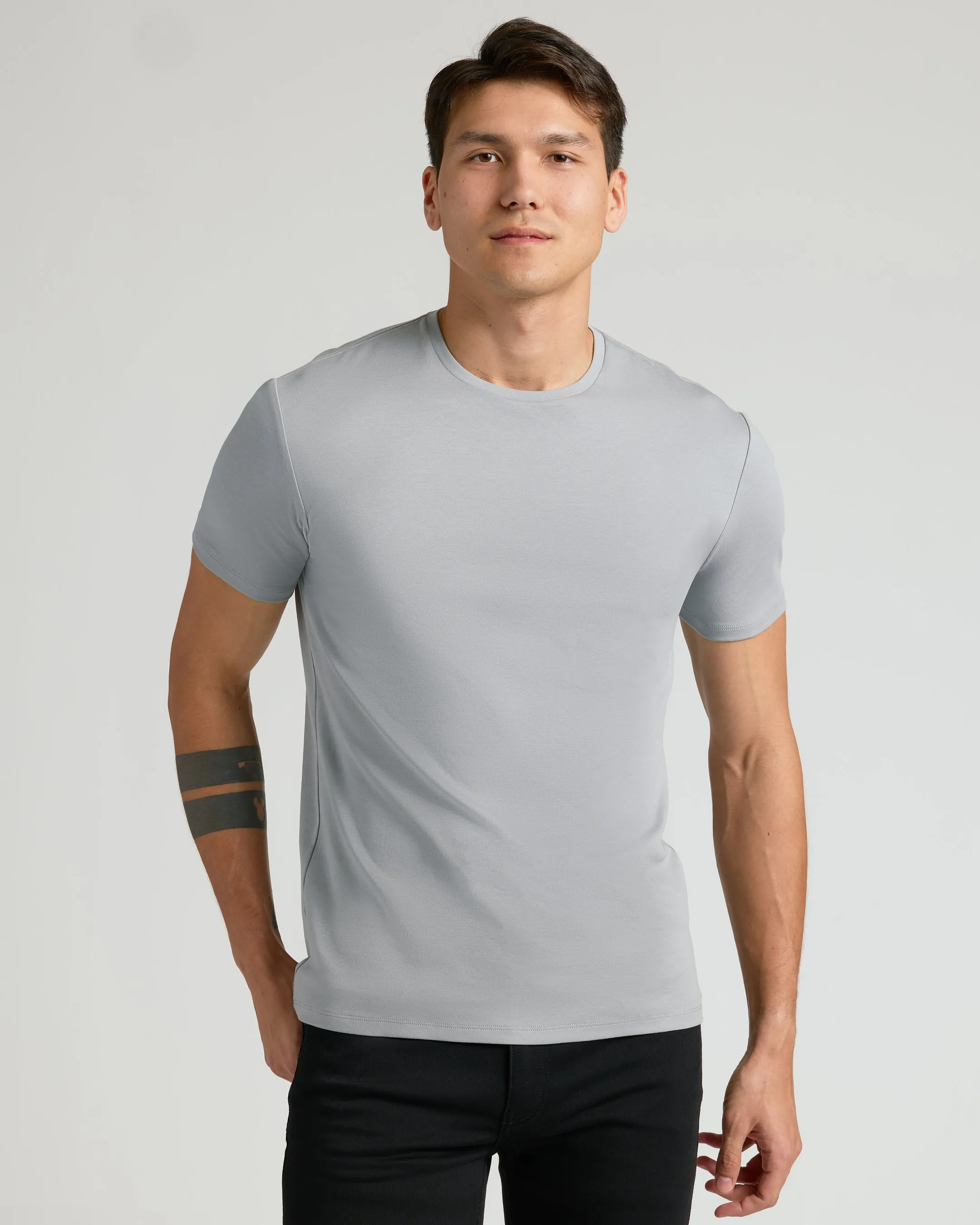 Steel Premium Pima Crew Neck sold by True Classic